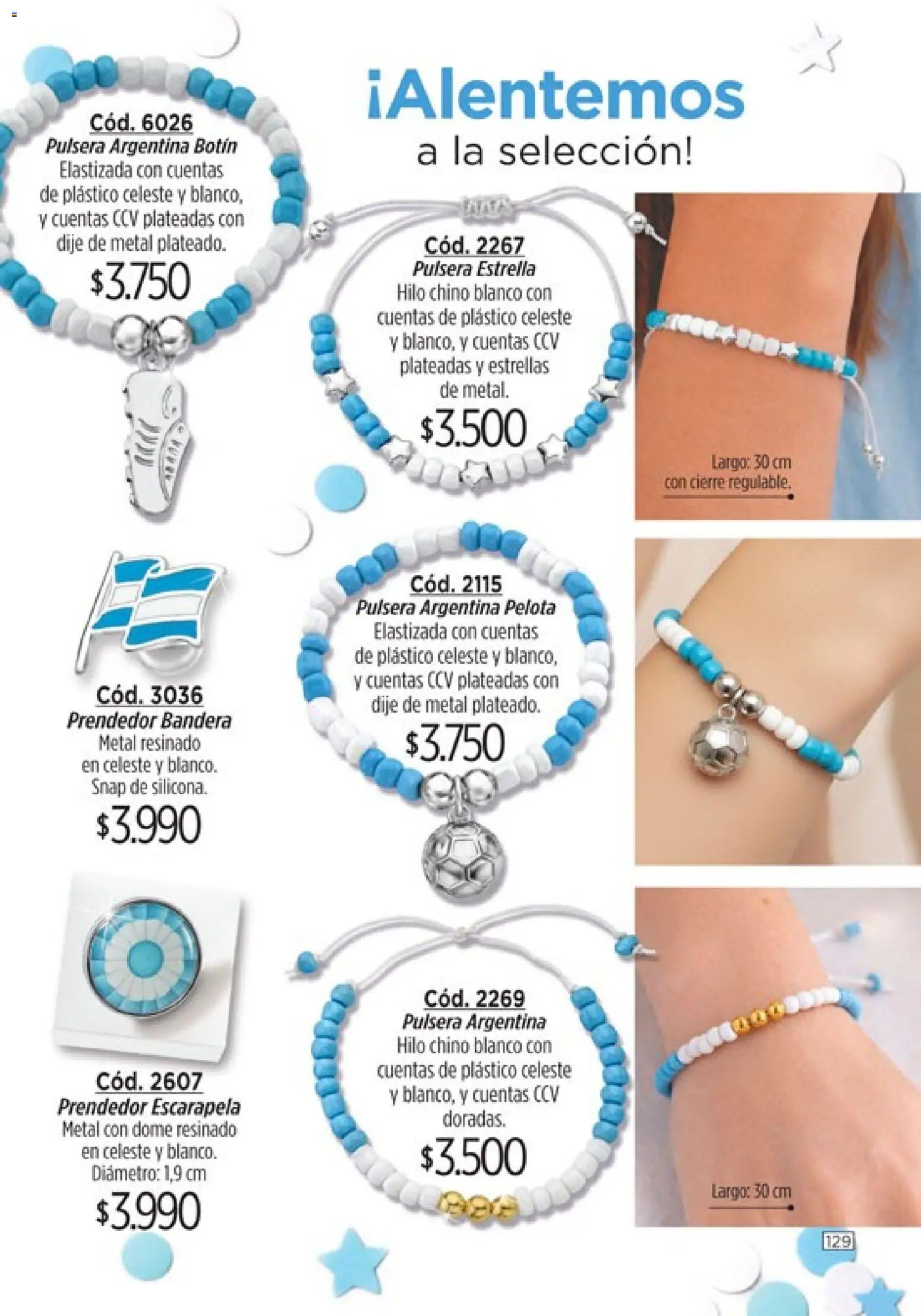 modil - Campaña 7 │ válido desde el 20.03.2026 | Página: 129 | Productos: Pulsera, Dije, Prendedor, Pelota