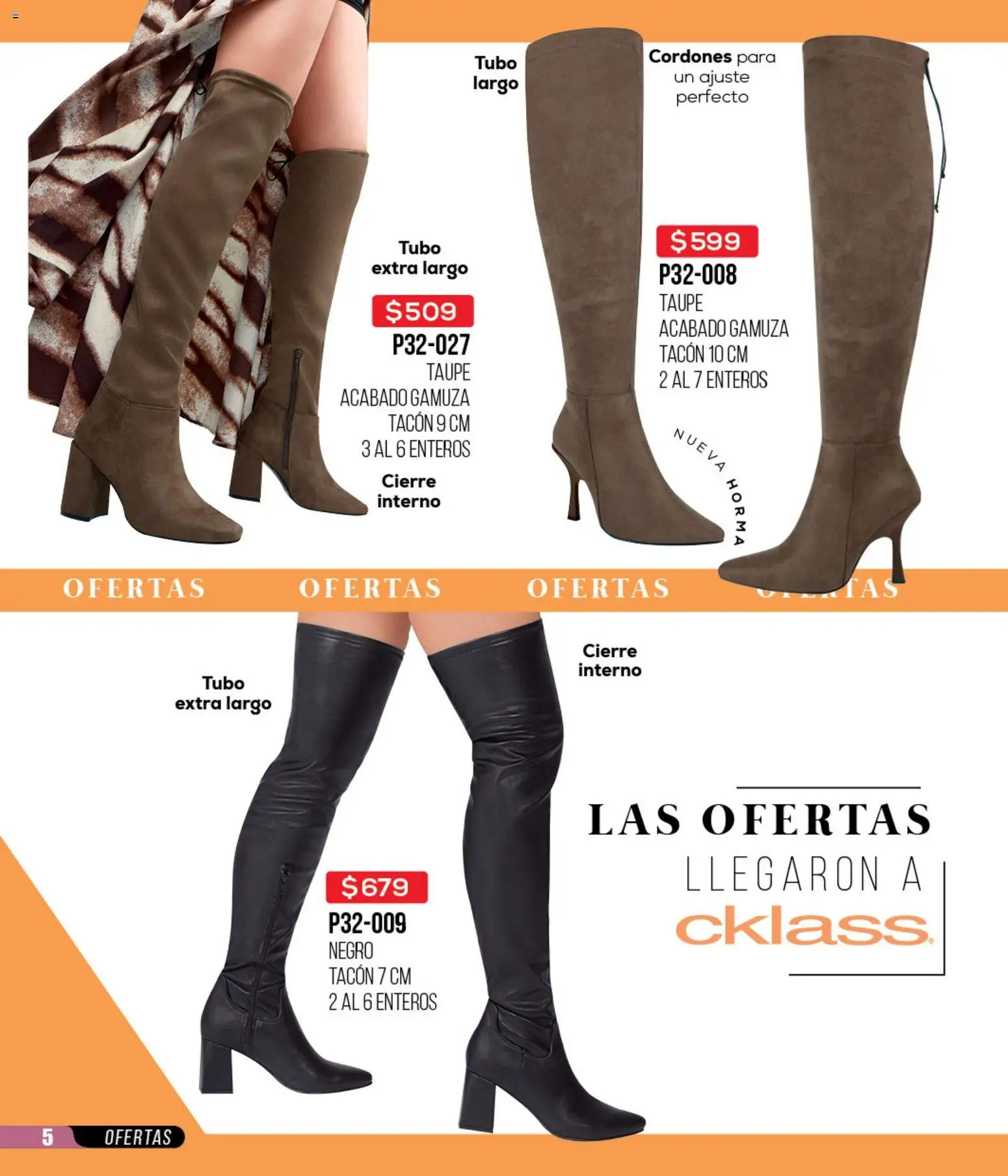 Nuevas ofertas de Cklass válidas en toda la República Mexicana desde el 12.01.2026. ¡Encuentra las mejores ofertas en Cklass catálogo Mega Ofertas Ropa! | Página: 169 | Productos: Gamuza, Cordones