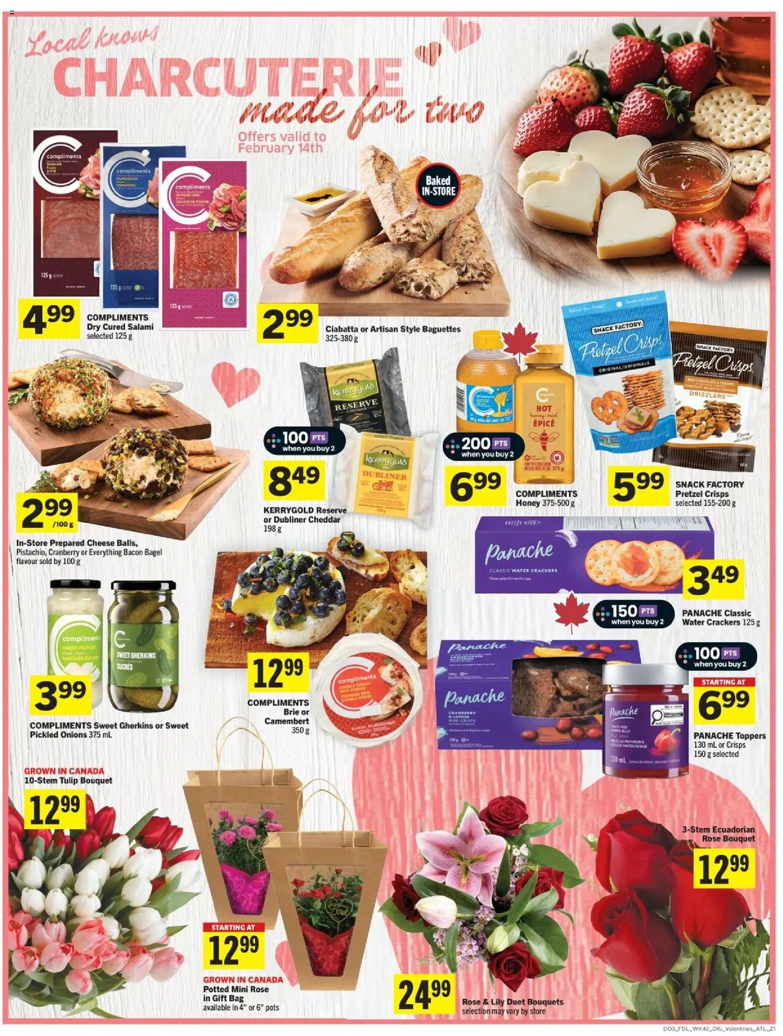 Foodland flyer valid from 12.02.2026 | Page: 10 | Products: Cream, Bag, Cheese, Salami