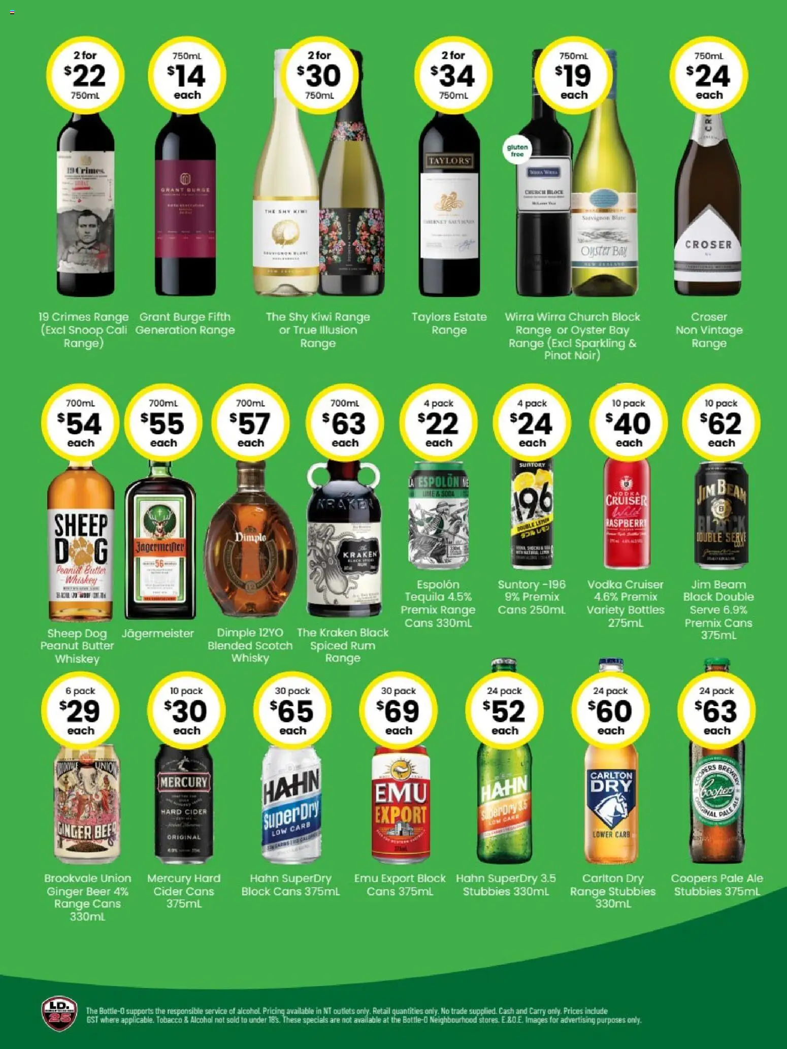 The Bottle-O catalogue - valid from 19.01.2026 | Page: 2 | Products: Butter, Ginger, Rum, Scotch
