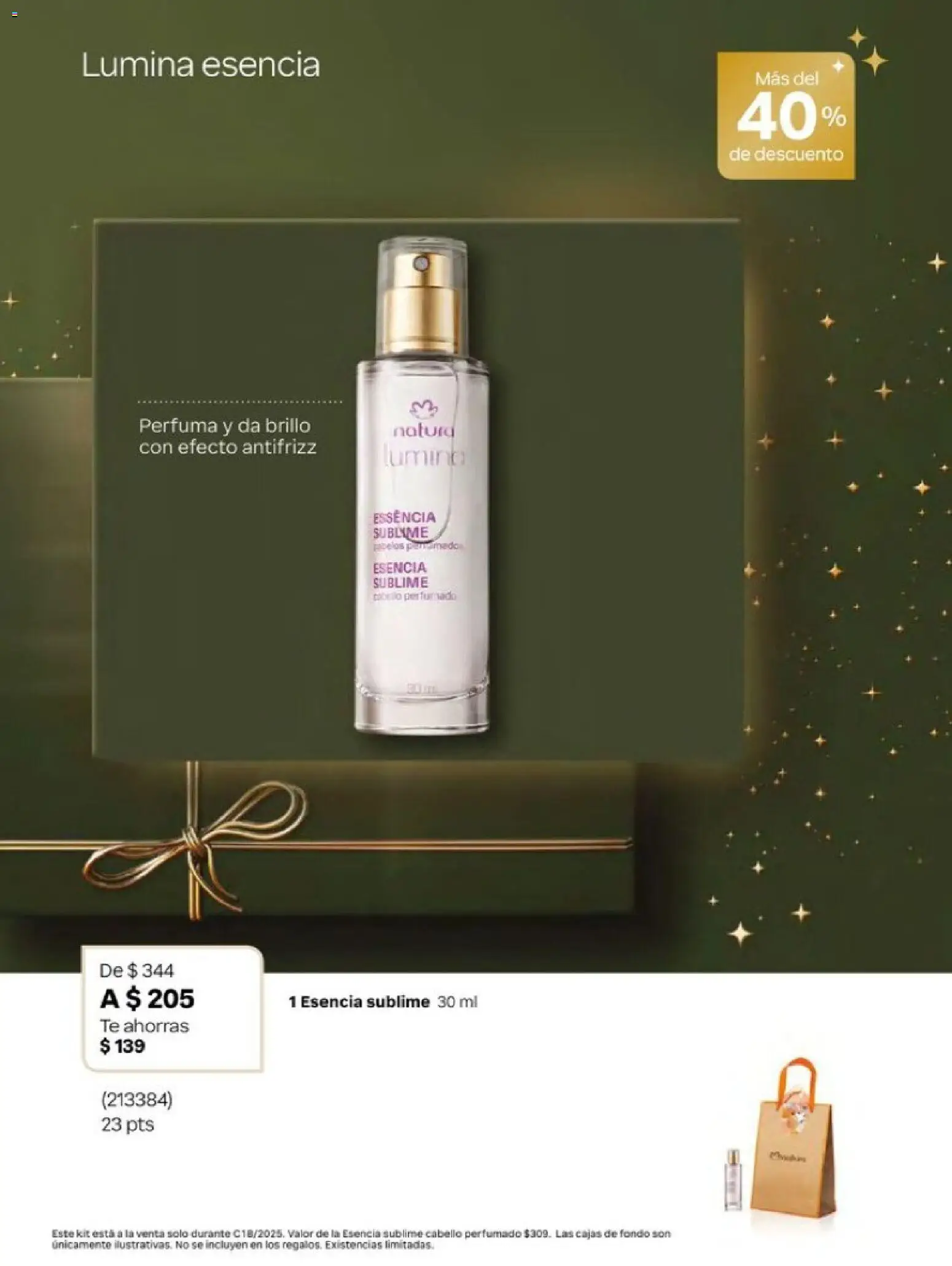 Nuevas ofertas de Natura válidas en toda la República Mexicana desde el 01.12.2025. ¡Encuentra las mejores ofertas en Natura campaña 18 2025! | Página: 35 | Productos: Brillo, Té