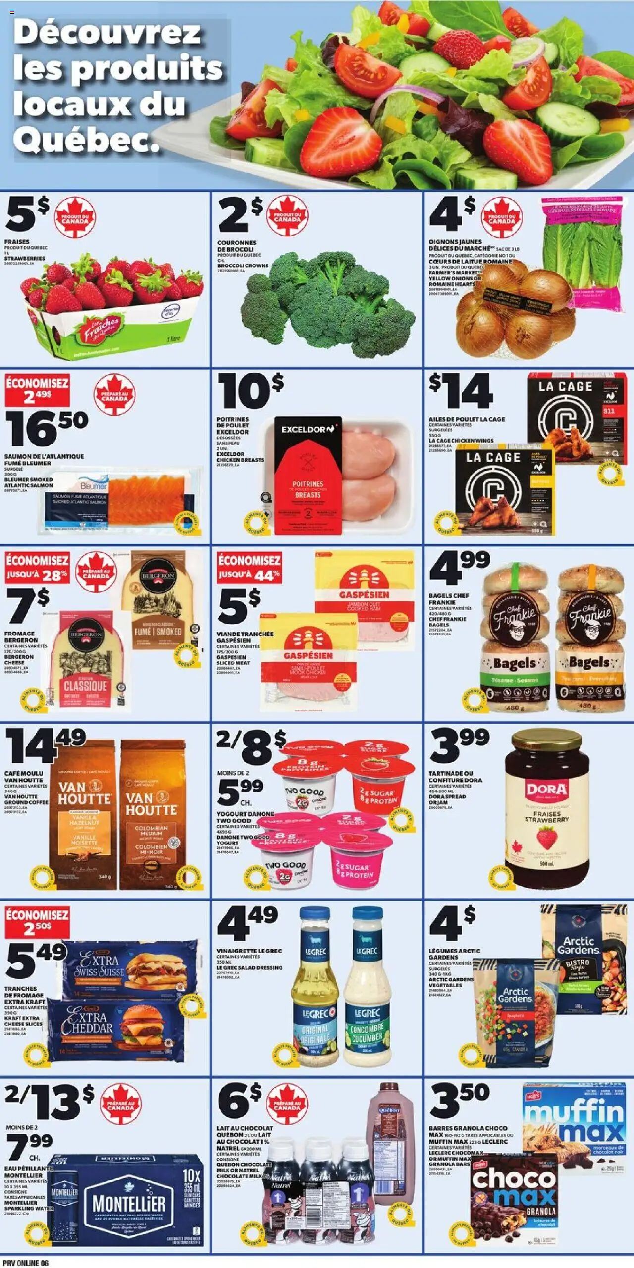 Provigo flyer valid from 31.07.2025 | Page: 7 | Products: Strawberries, Yogurt, Coffee, Chocolate