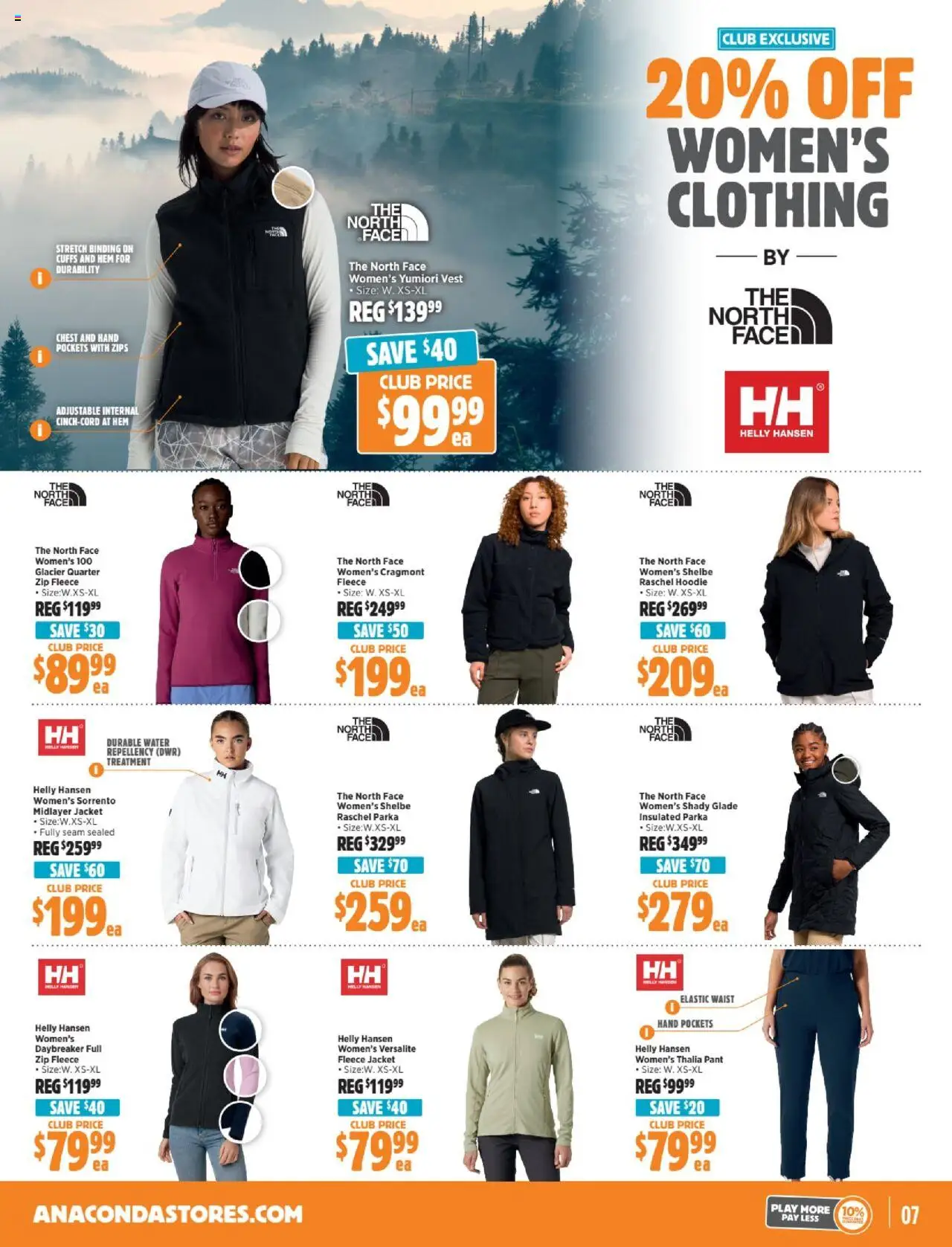 Anaconda catalogue - valid from 11.08.2025 | Page: 7 | Products: Hoodie, Vest, Jacket, Water