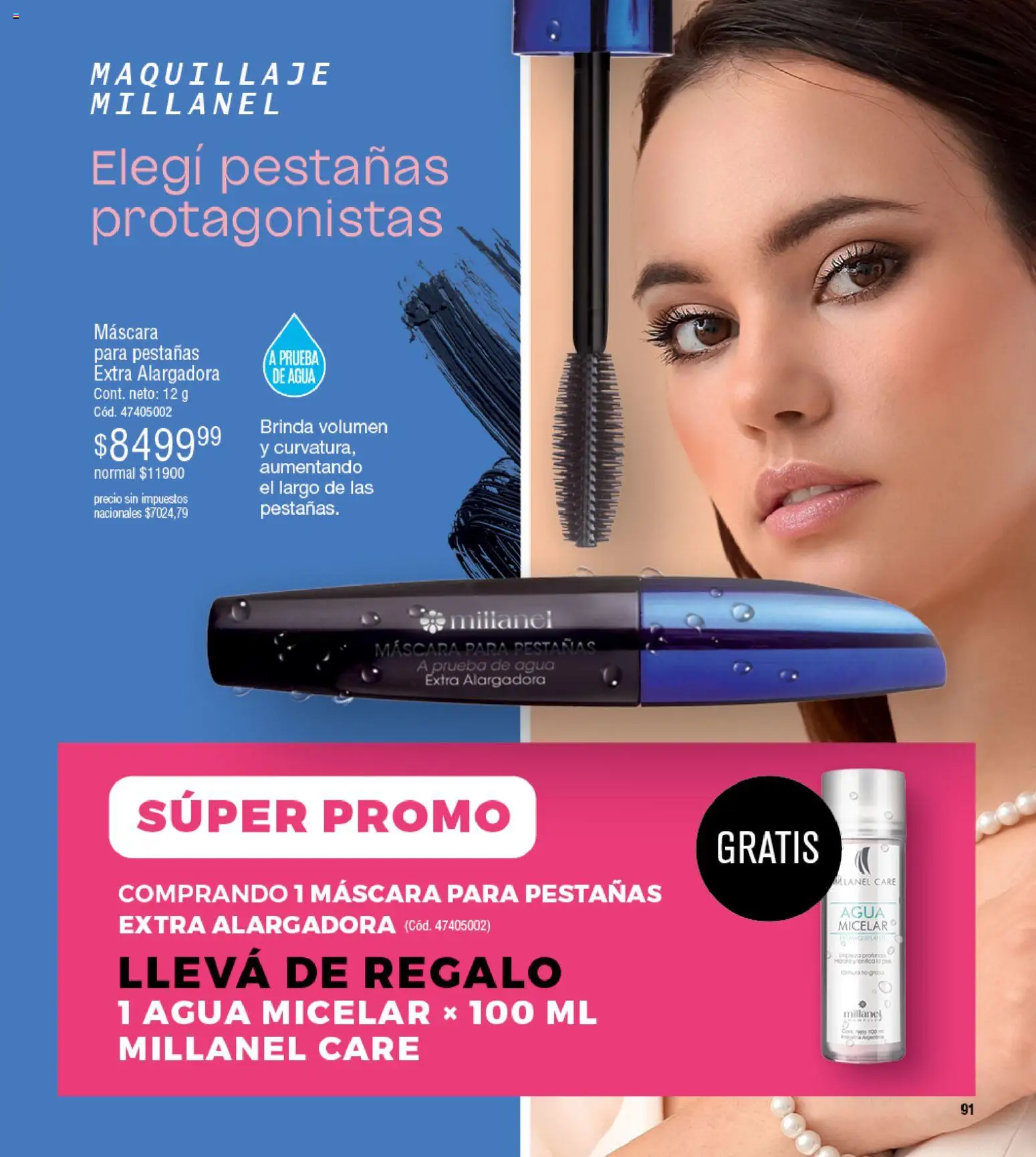 Millanel - Catálogo │ válido desde el 02.03.2026 | Página: 91 | Productos: Maquillaje, Máscara, Agua