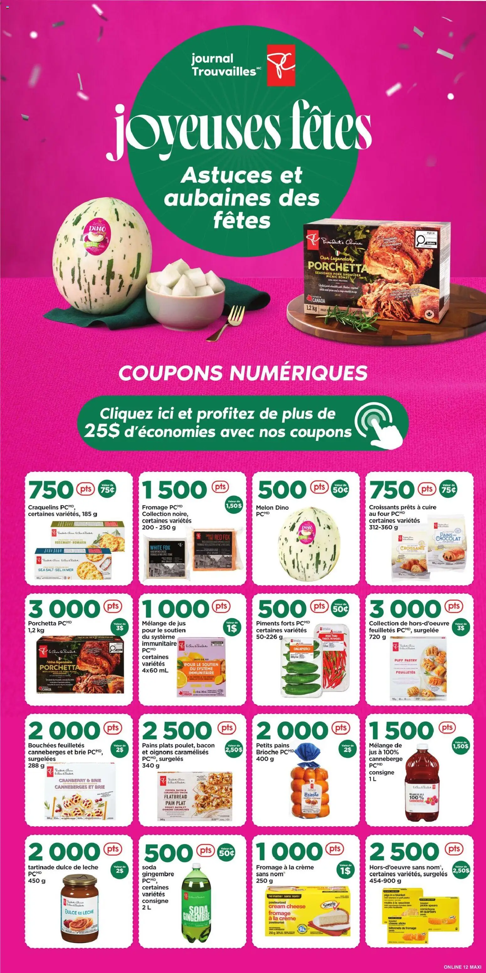 Maxi flyer valid from 11.12.2025 | Page: 18 | Products: Cream, Blanket, Cheese, Pork