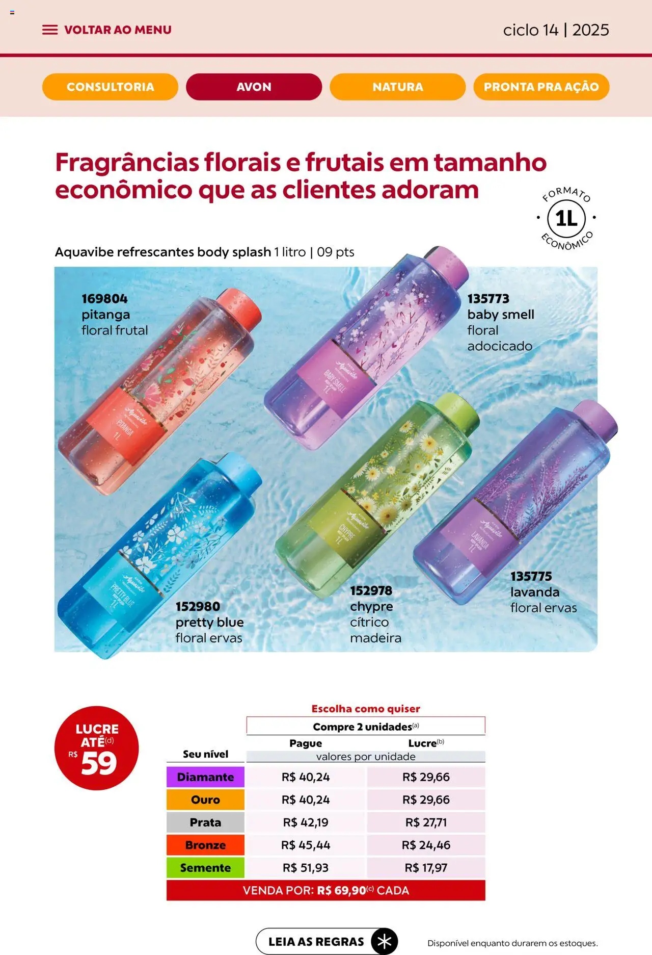 Avon Folheto - válido de 13.08.2025 | Página: 11 | Produtos: Body