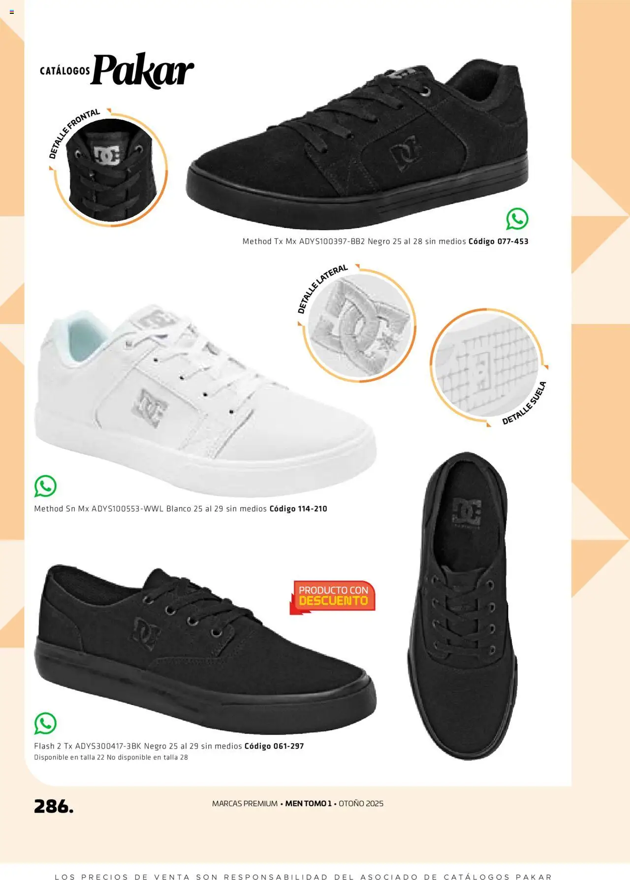 Nuevas ofertas de SC Pakar válidas en toda la República Mexicana desde el 29.08.2025. ¡Encuentra las mejores ofertas en SC Pakar - Catálogo Otoño Men Tomo 1! | Página: 286