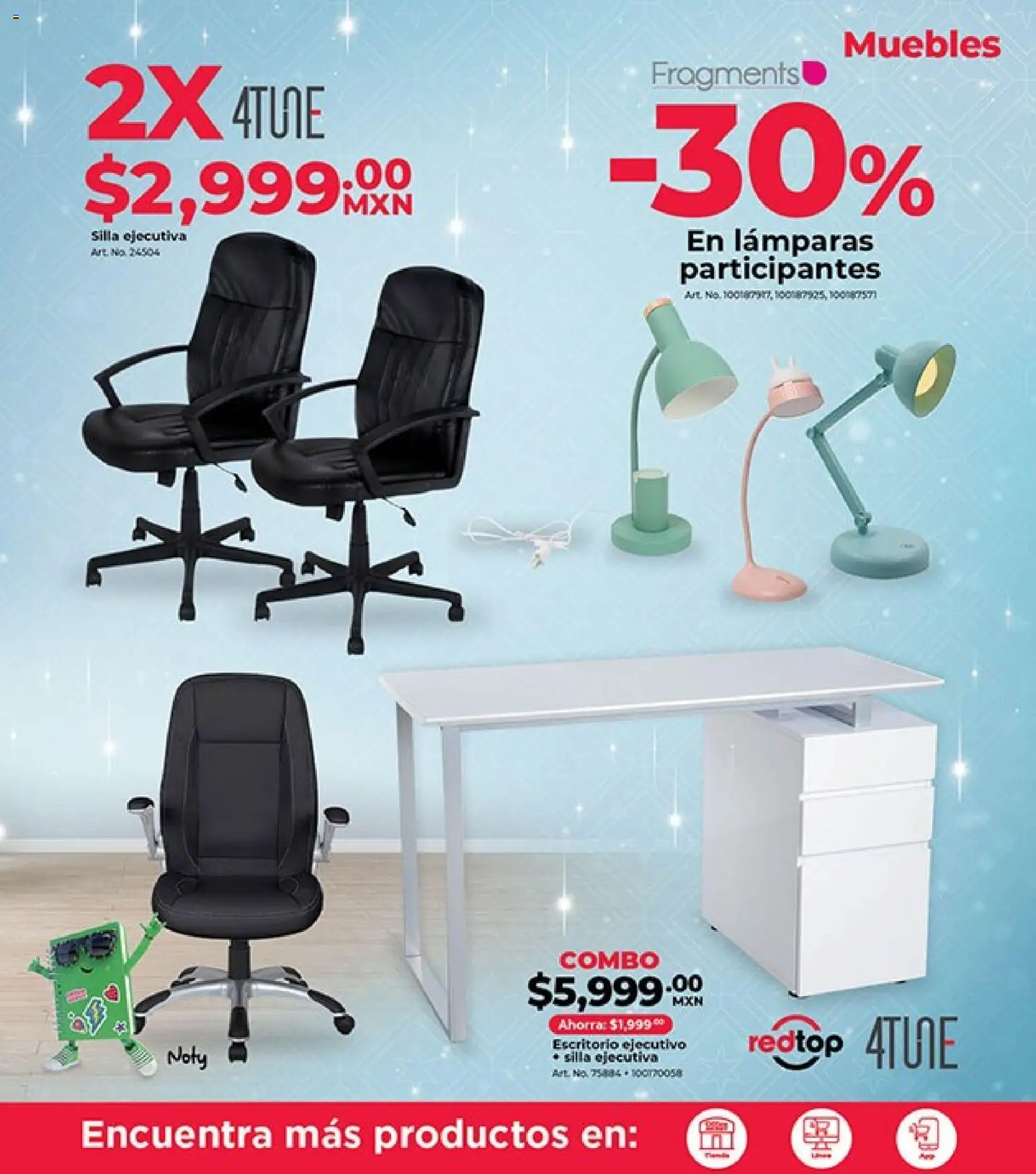 Nuevas ofertas de Office Depot válidas en toda la República Mexicana desde el 01.12.2025. ¡Encuentra las mejores ofertas en Office Depot catálogo! | Página: 26