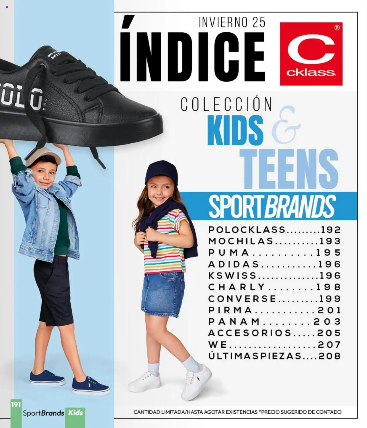 Nuevas ofertas de Cklass válidas en toda la República Mexicana desde el 16.09.2025. ¡Encuentra las mejores ofertas en Cklass - Catálogo Invierno Sportbrands! | Página: 194