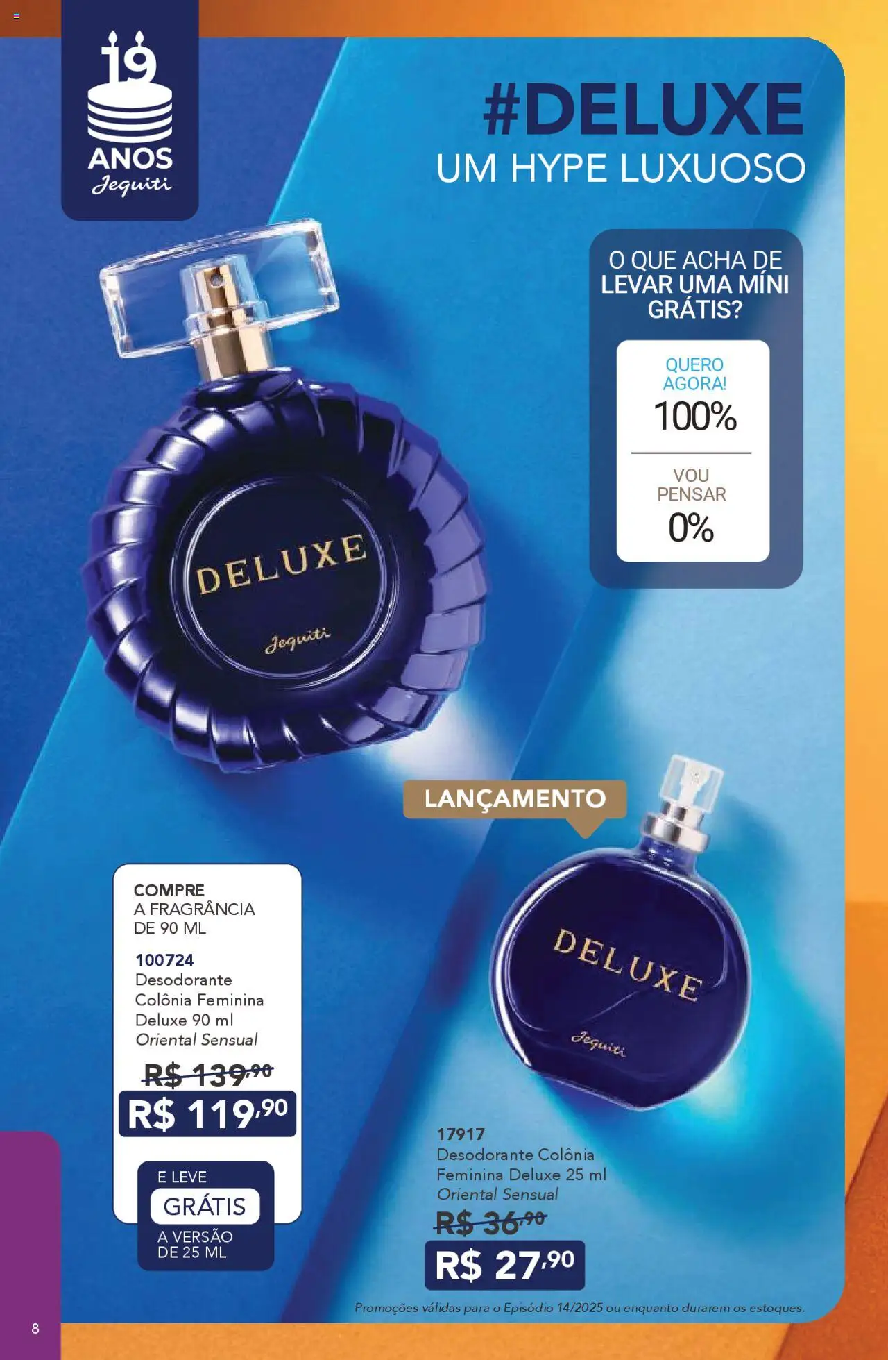 Jequiti Folheto - válido de 03.10.2025 | Página: 8 | Produtos: Fragrância, Desodorante
