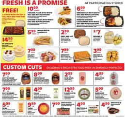 Preview of Sedano's weekly ads valid from 08.04.2026 | Page: 4 | Products: Bread, Ham, Pork, Sausage