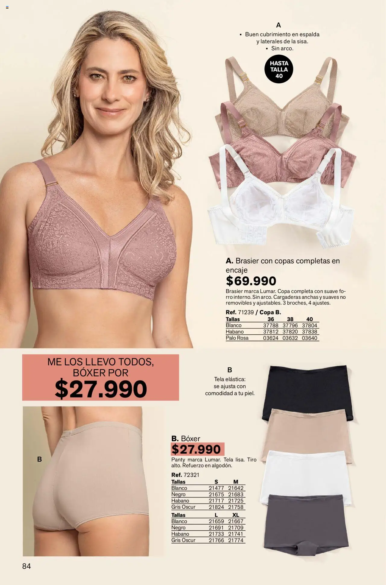 Leonisa revista - valida desde el 01.10.2025 | Página: 84 | Productos: Brasier
