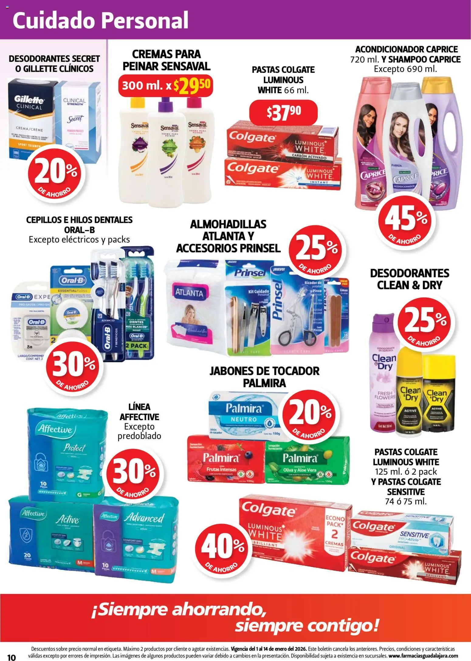 Nuevas ofertas de Farmacia Guadalajara válidas en toda la República Mexicana desde el 01.01.2026. ¡Encuentra las mejores ofertas en Farmacia Guadalajara catálogo! | Página: 10