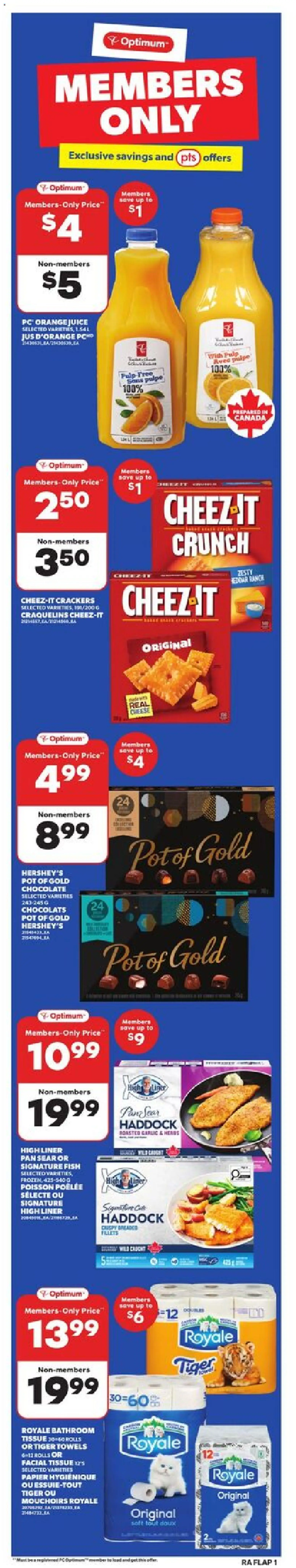 Atlantic Superstore flyer valid from 04.12.2025 | Page: 1 | Products: Fish, Cheese, Chocolate