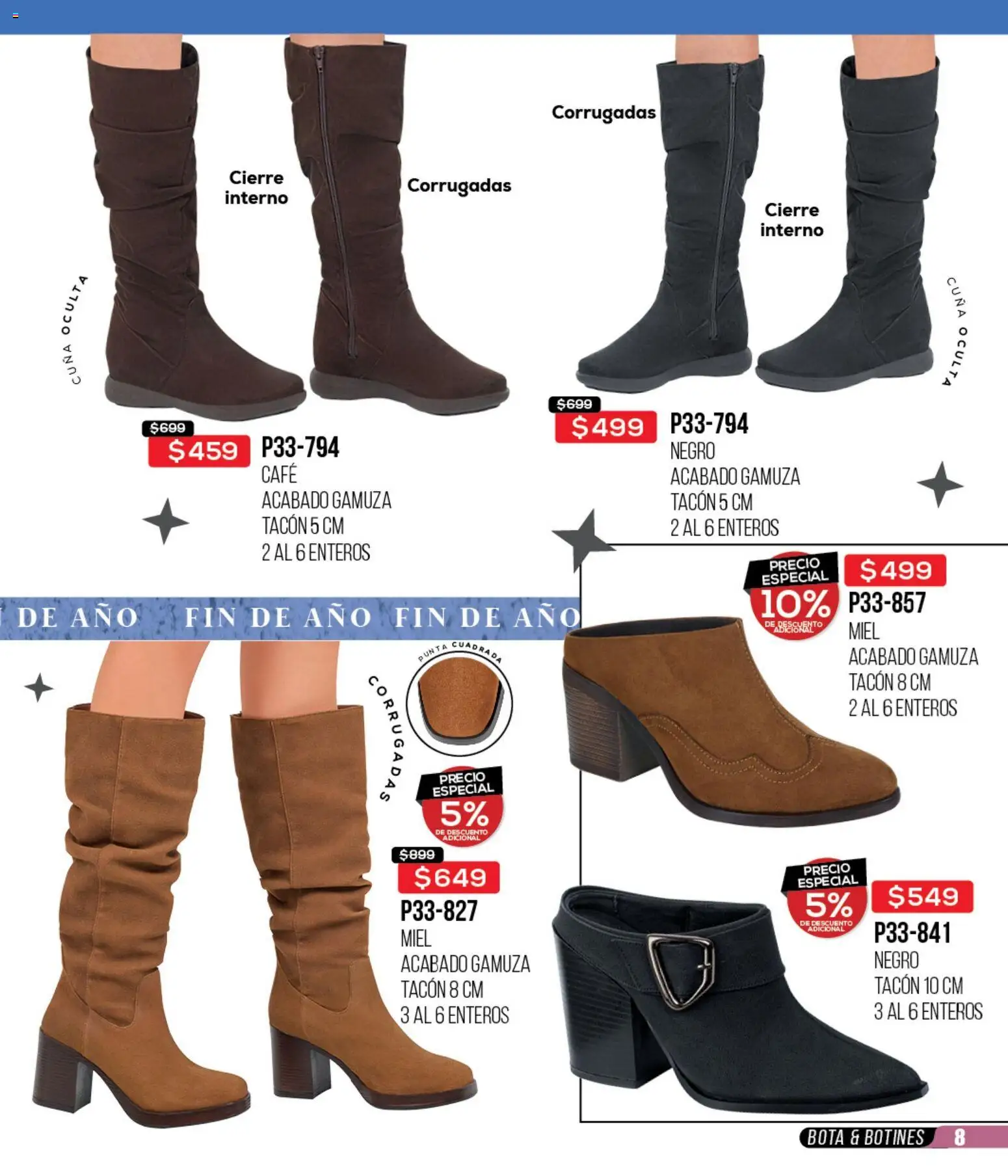 Nuevas ofertas de Cklass válidas en toda la República Mexicana desde el 02.01.2026. ¡Encuentra las mejores ofertas en Cklass catálogo Rebajas de Inicio de Año Ropa! | Página: 244 | Productos: Café, Gamuza, Cuna, Botines