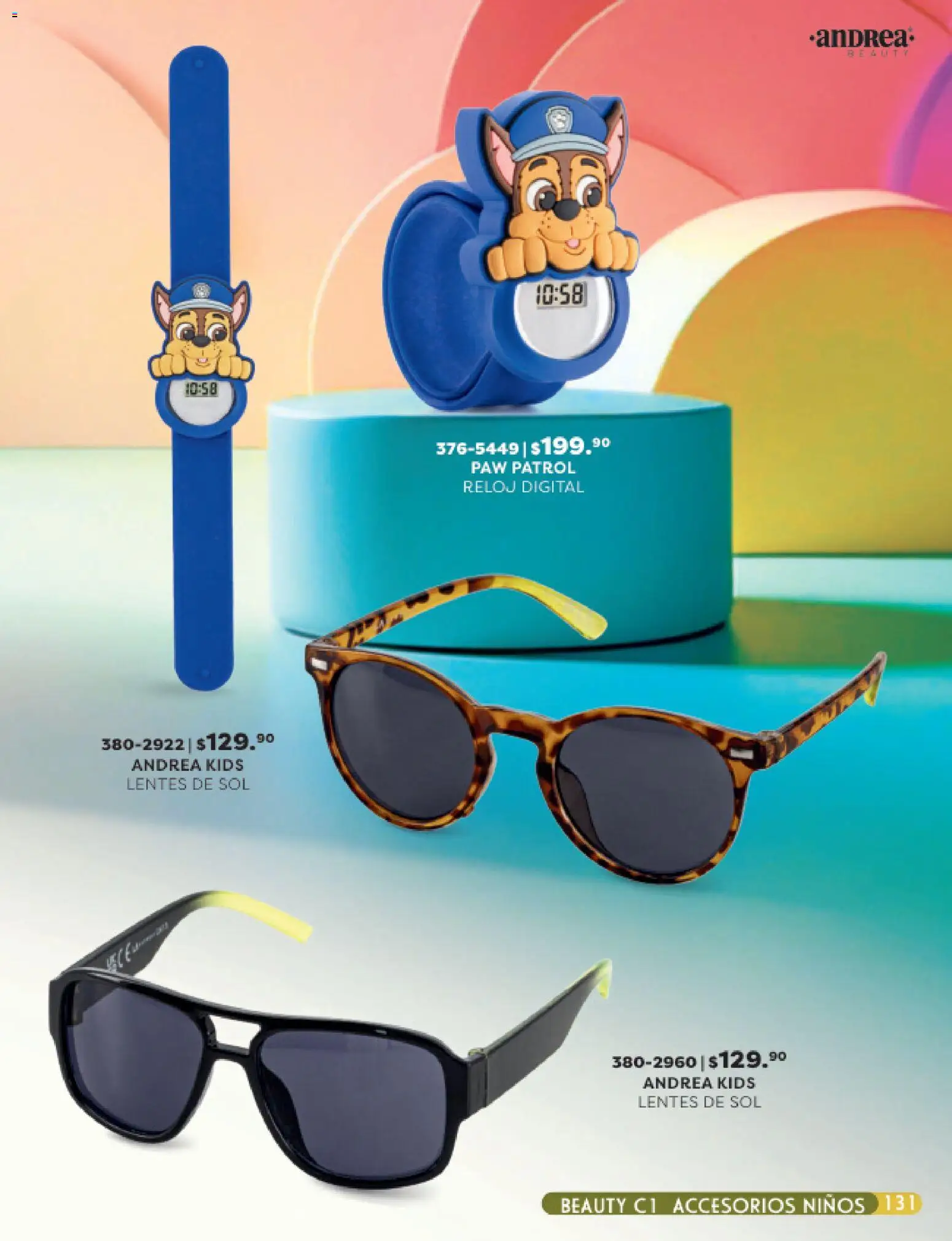 Nuevas ofertas de Andrea válidas en toda la República Mexicana desde el 25.01.2026. ¡Encuentra las mejores ofertas en Andrea catálogo Beauty! | Página: 131 | Productos: Lentes, Lentes de sol, Reloj