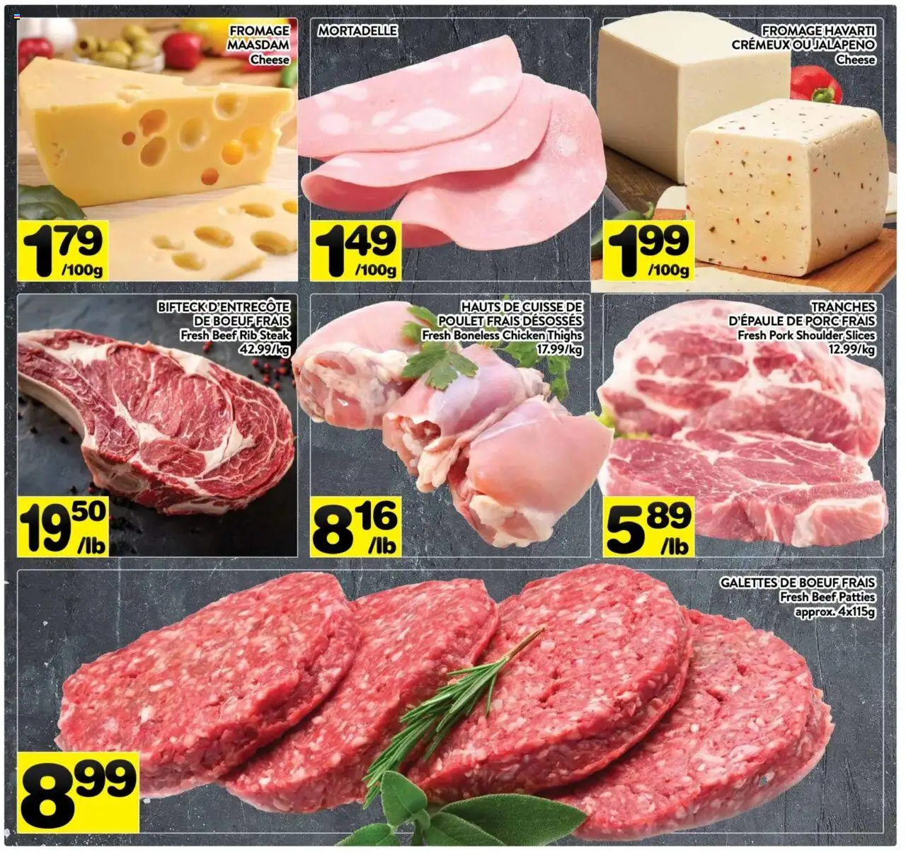 Pa Supermarché flyer valid from 08.09.2025 | Page: 9 | Products: Beef, Cheese, Chicken, Pork