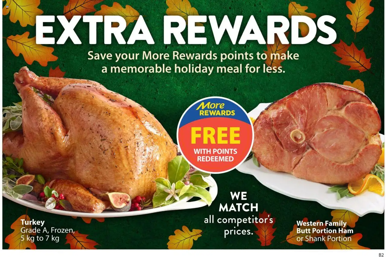 Save on foods flyer valid from 25.09.2025 | Page: 6 | Products: Turkey, Ham