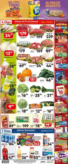 Vista previa de Calimax folleto Tijuana, nuevo folleto de la tienda, válido en México a partir del 17.10.2025