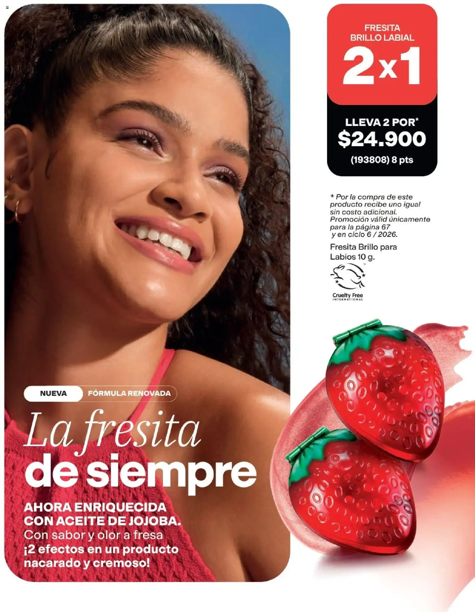 Avon revista - valida desde el 11.03.2026 | Página: 67 | Productos: Fresa, Brillo, Aceite