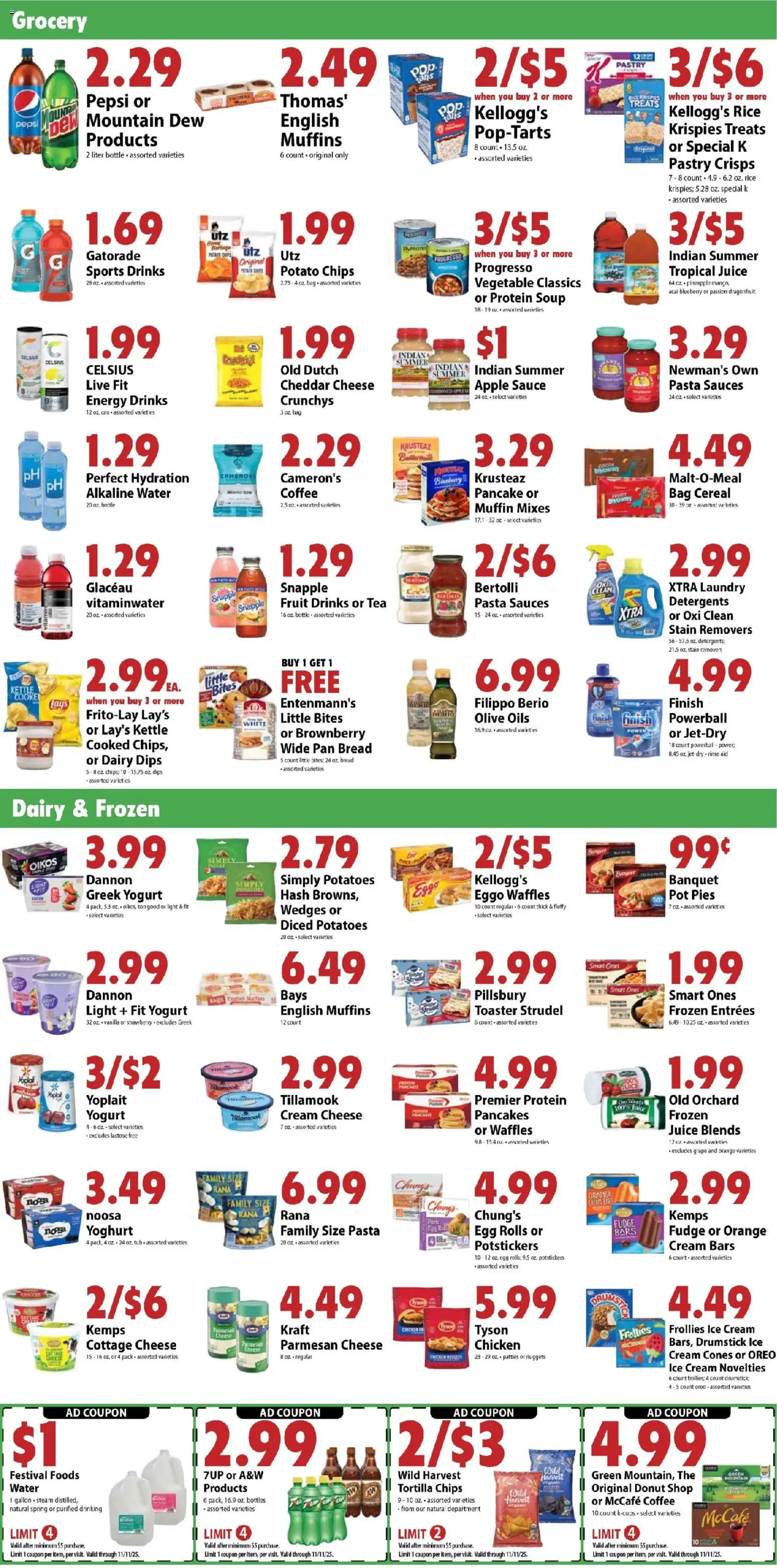 Festival Foods Weekly Ad - valid from 05.11.2025 | Page: 4 | Products: Pan, Rice, Pineapple, Pasta