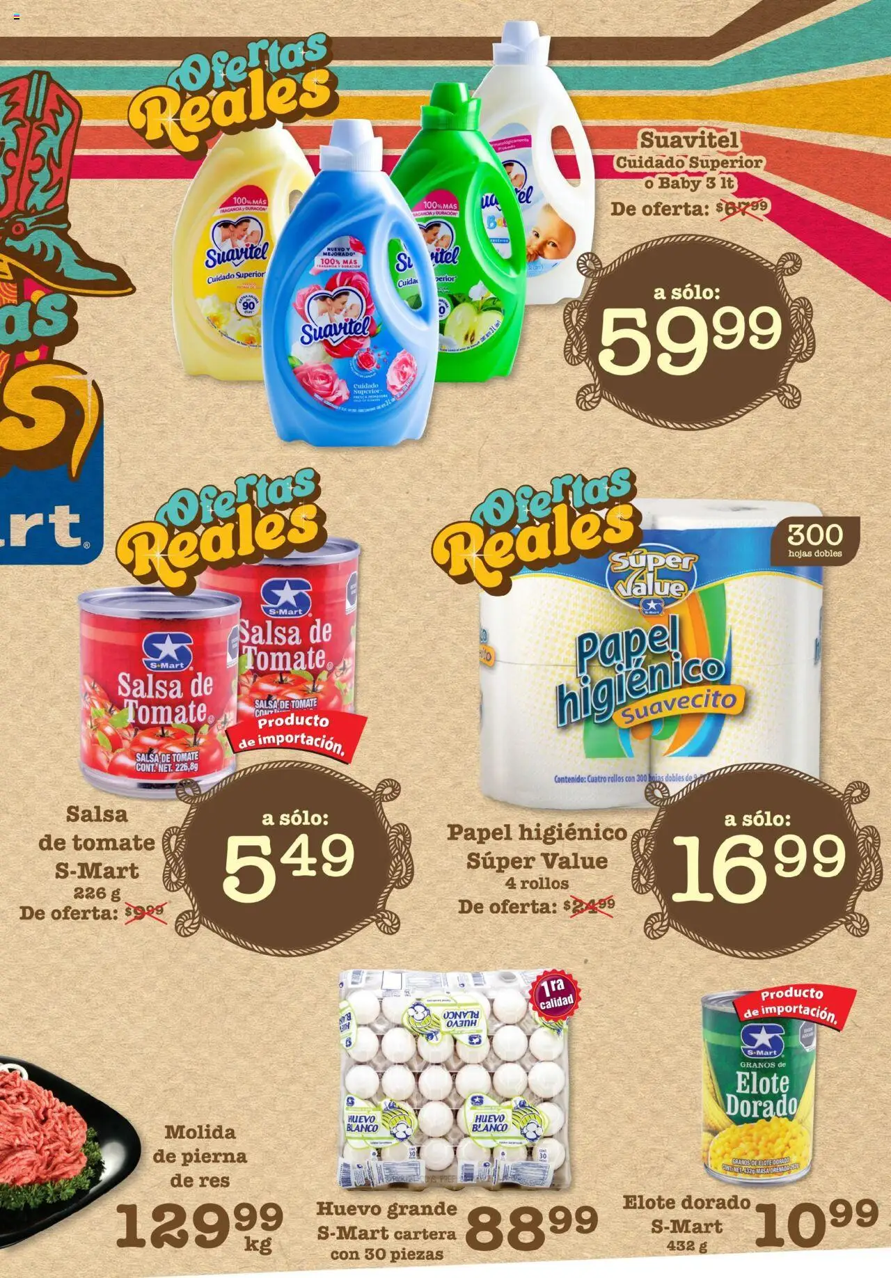 Nuevas ofertas de S-Mart válidas en toda la República Mexicana desde el 05.08.2025. ¡Encuentra las mejores ofertas en S-Mart - Folleto - Juarez! | Página: 3