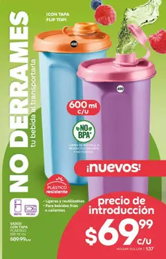 Vista previa de Fuller campaña 2 2026, nuevo folleto de la tienda, válido en México a partir del 29.04.2026 | Página: 137 | Productos: Top, Vasos