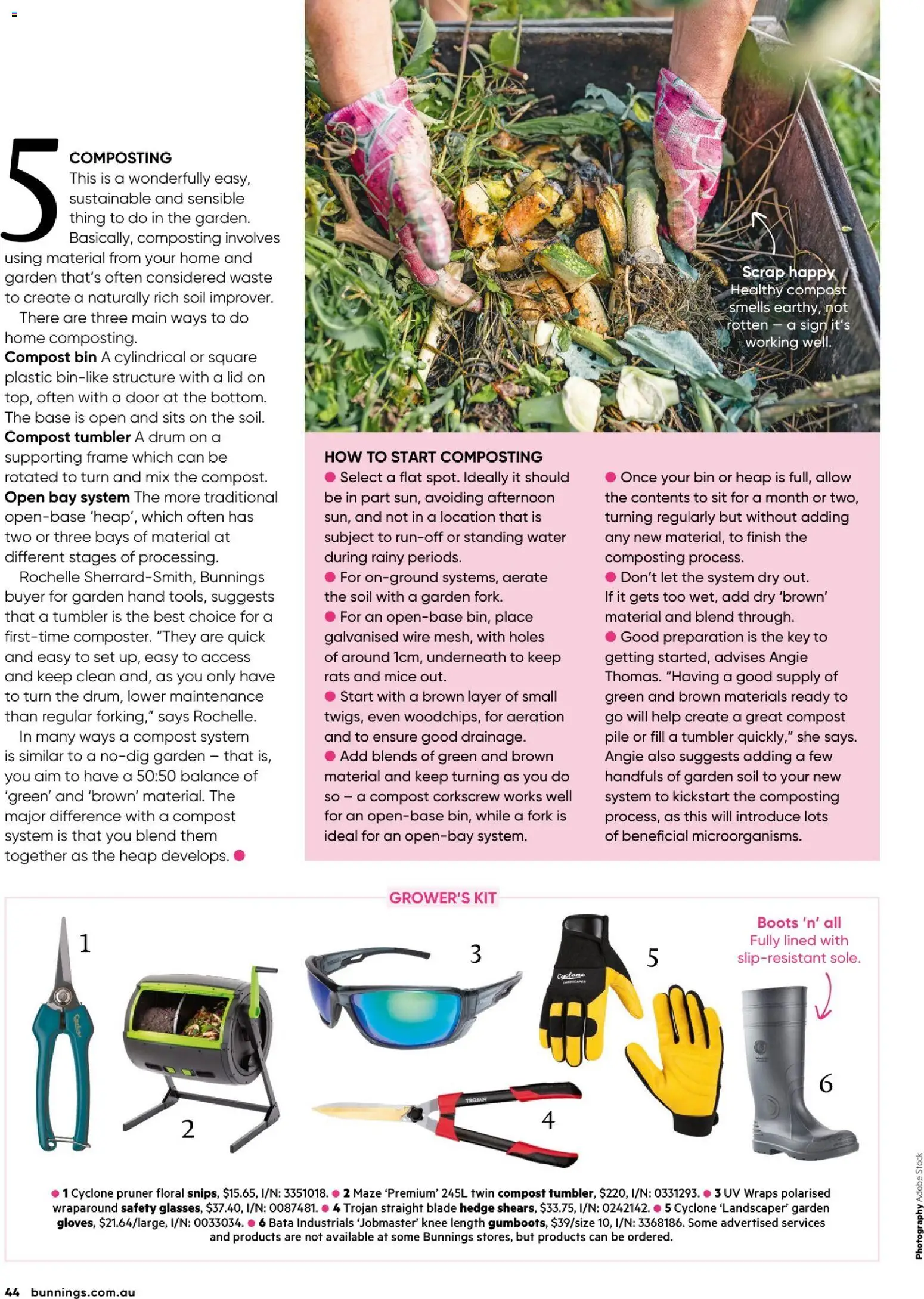 Bunnings Warehouse catalogue - valid from 01.01.2026 | Page: 44 | Products: Floral, Water, Soil, Sustainable