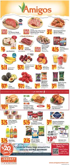 Preview of United Supermarkets weekly ads valid from 06.01.2026