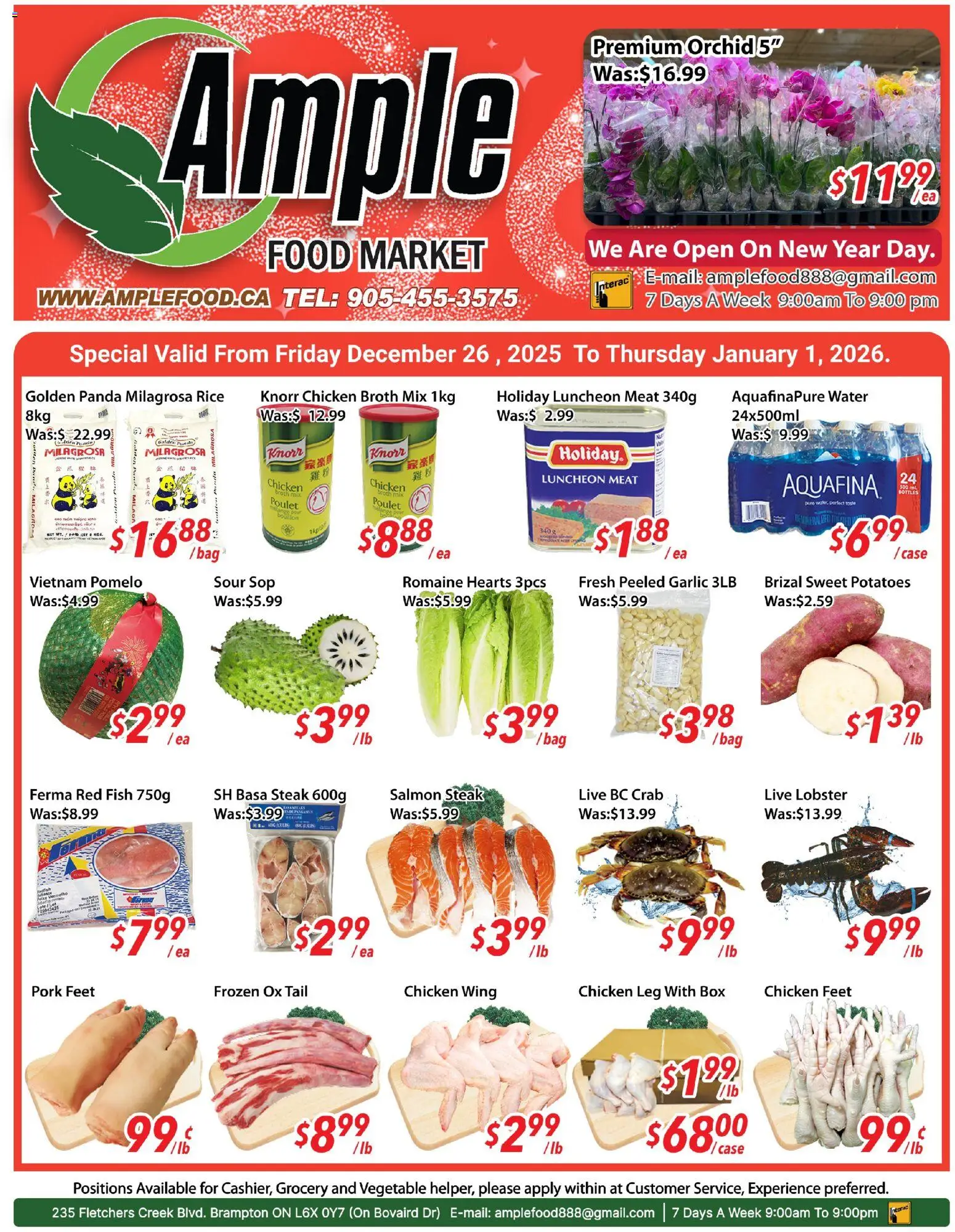 Ample Food Market flyer valid from 26.12.2025 | Page: 1