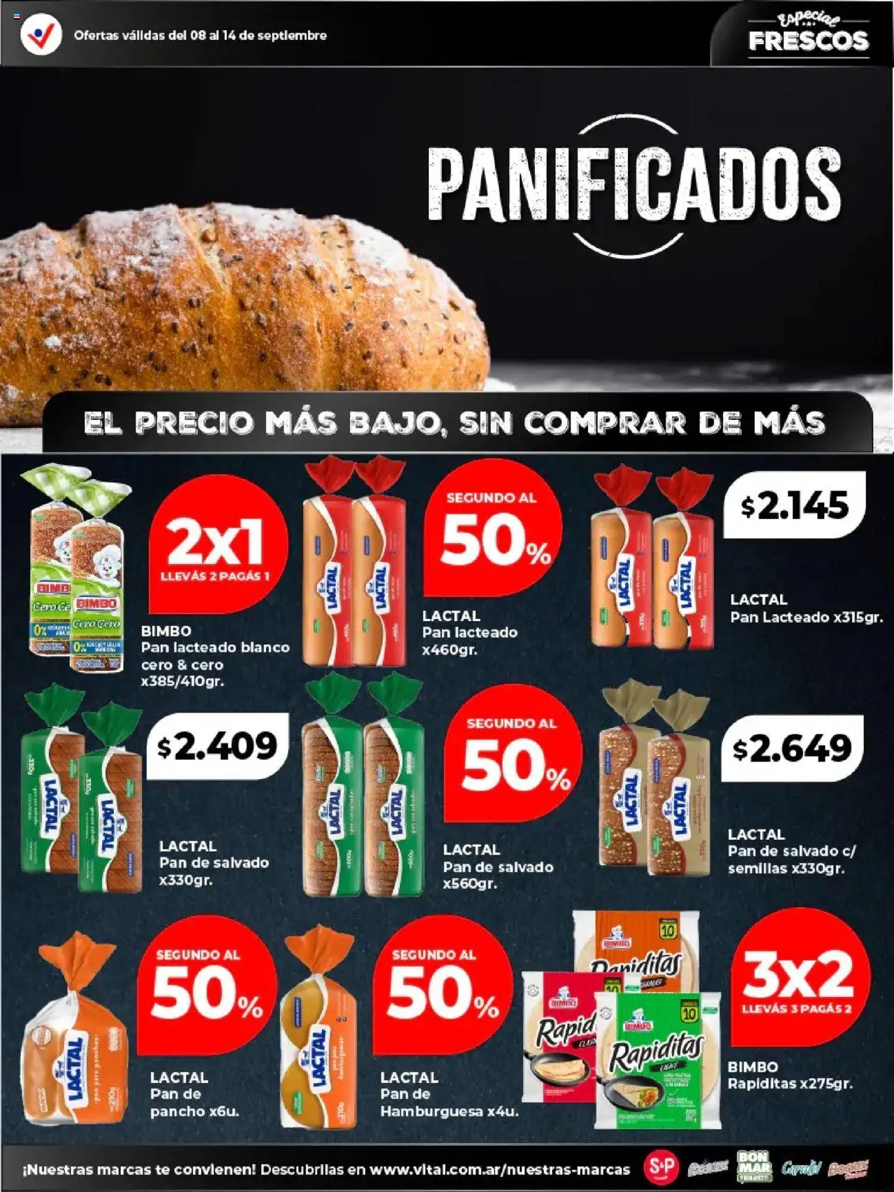 Vital - Especial frescos │ válido desde el 08.09.2025 | Página: 9 | Productos: Semillas, Pan, Té