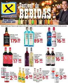 X Supermercados - Ofertas Festival de Bebidas - Pré-Visualização do folheto da loja X Supermercados, válido de 22.01.2026