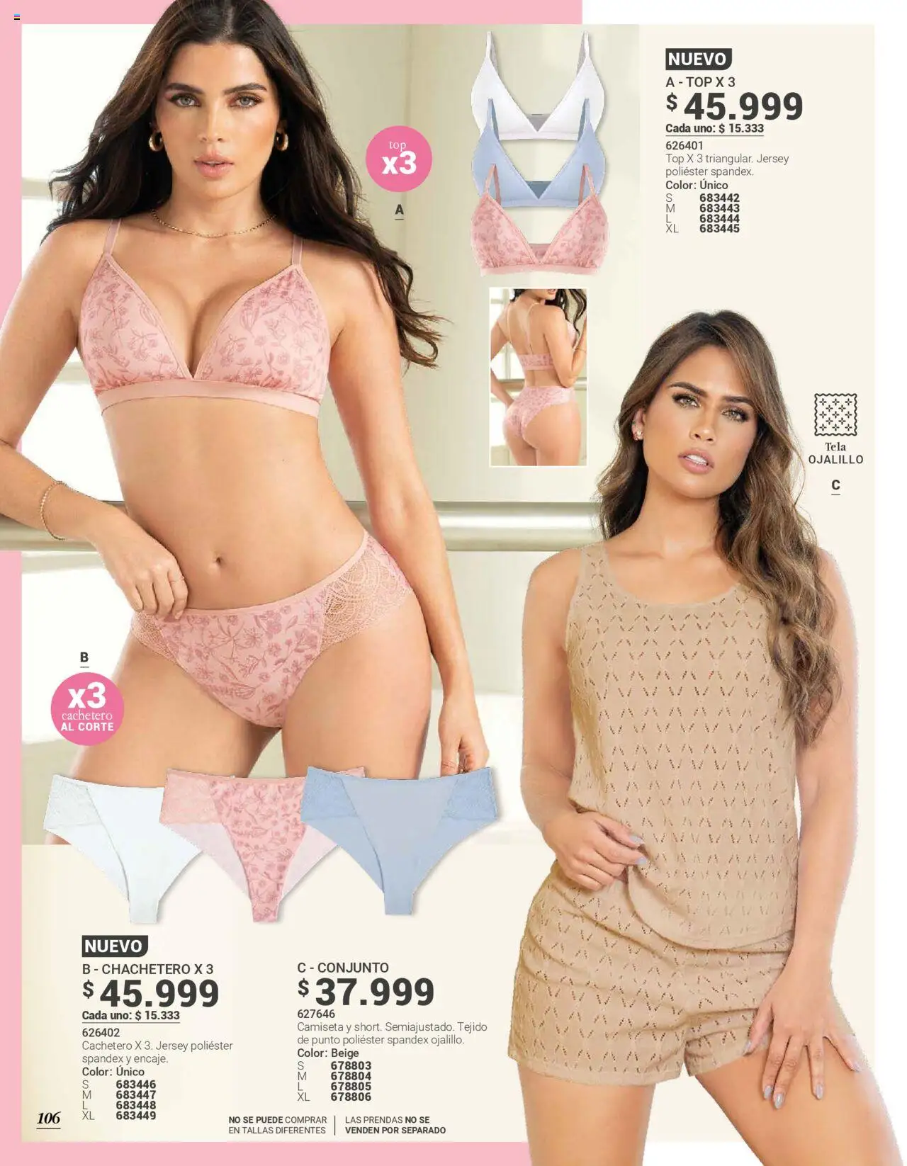 Carmel revista - valida desde el 08.09.2025 | Página: 108 | Productos: Cachetero, Camiseta, Top, Conjunto