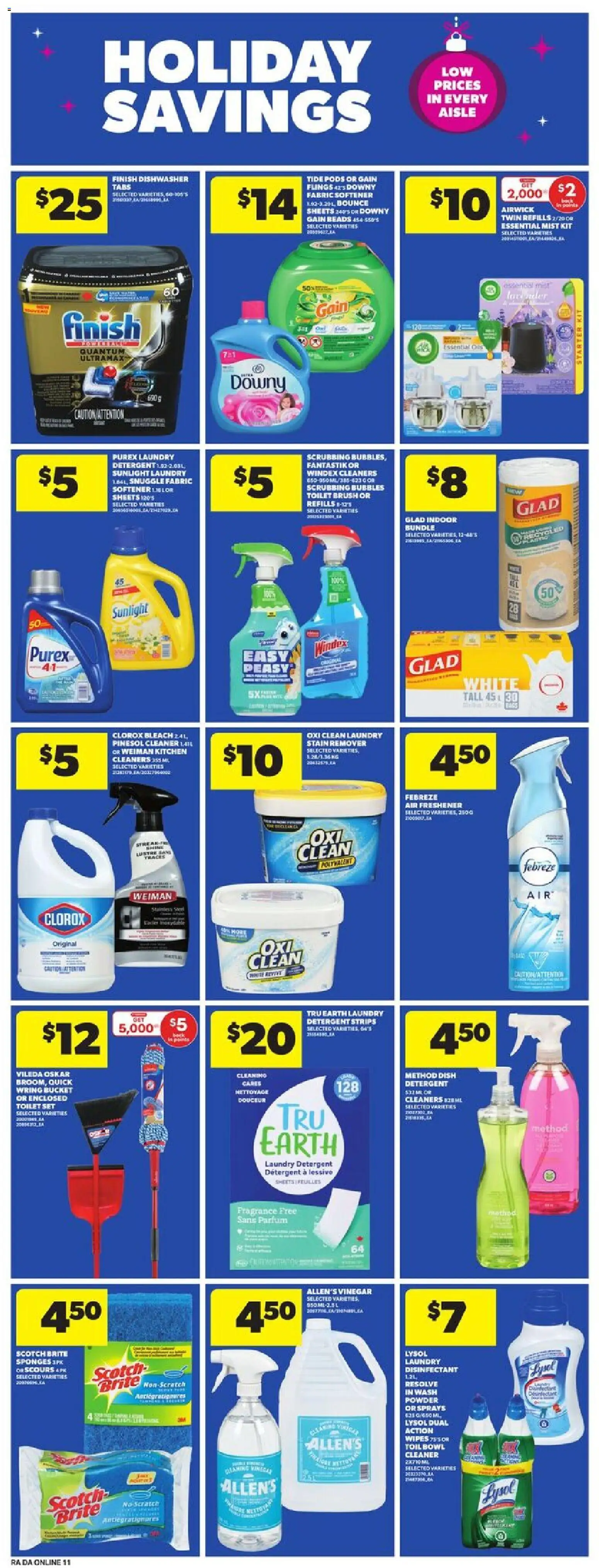Atlantic Superstore flyer valid from 13.11.2025 | Page: 21 | Products: Dishwasher, Powder, Stain remover, Detergent