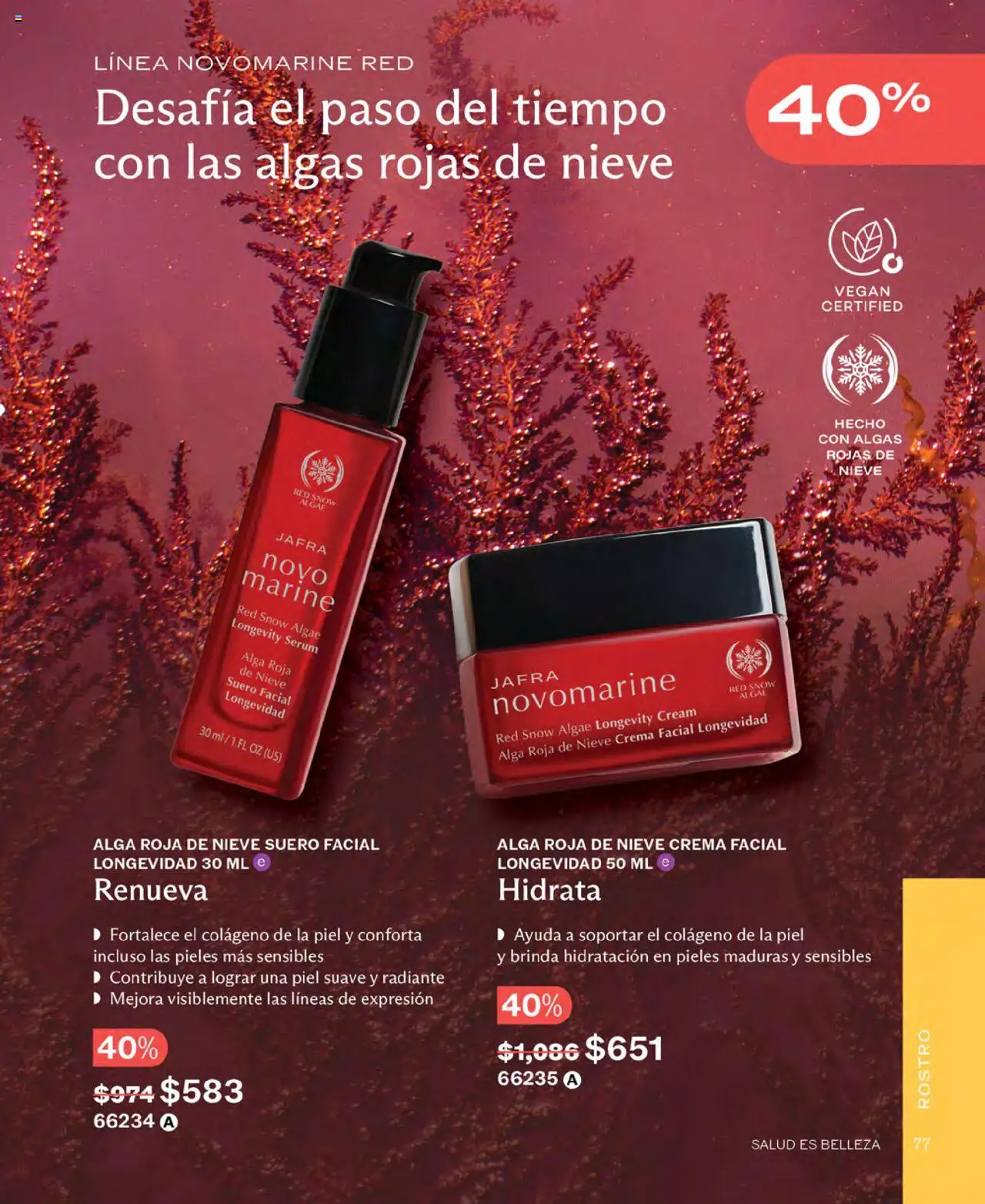 Nuevas ofertas de JAFRA válidas en toda la República Mexicana desde el 01.07.2025. ¡Encuentra las mejores ofertas en JAFRA catálogo! | Página: 77