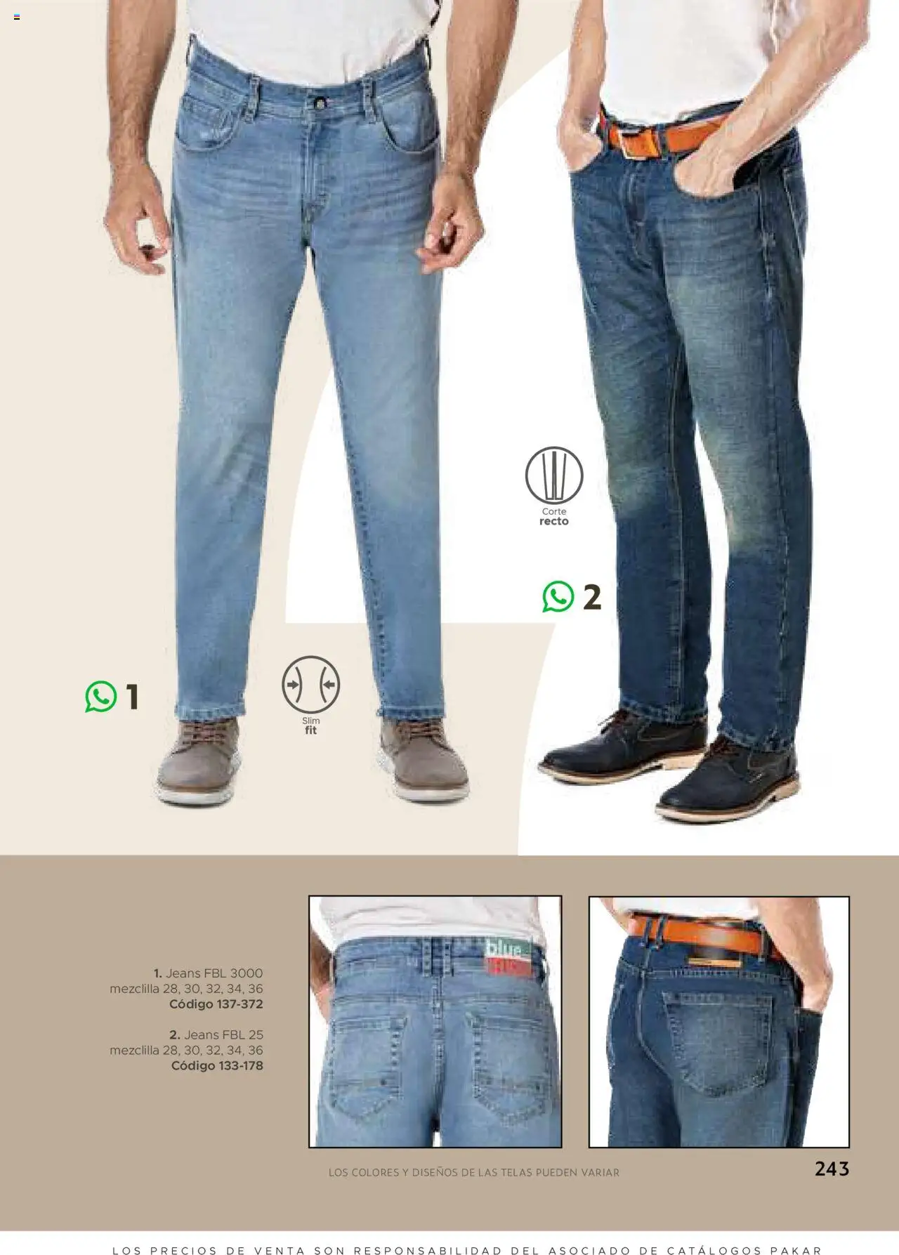 Nuevas ofertas de SC Pakar válidas en toda la República Mexicana desde el 24.07.2025. ¡Encuentra las mejores ofertas en SC Pakar Catálogo Ropa y Accesorios! | Página: 243