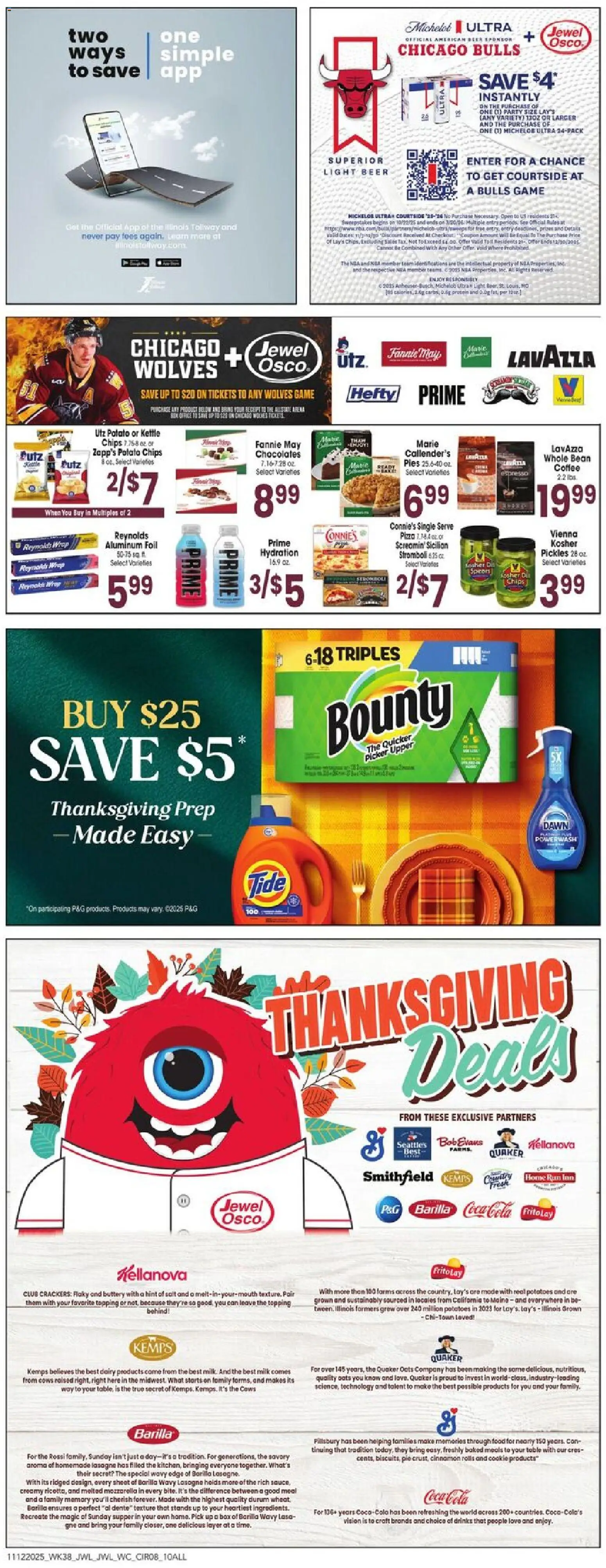Jewel Osco Weekly Ad - IL - valid from 12.11.2025 | Page: 8 | Products: Beer, Potatoes, Game, Kettle