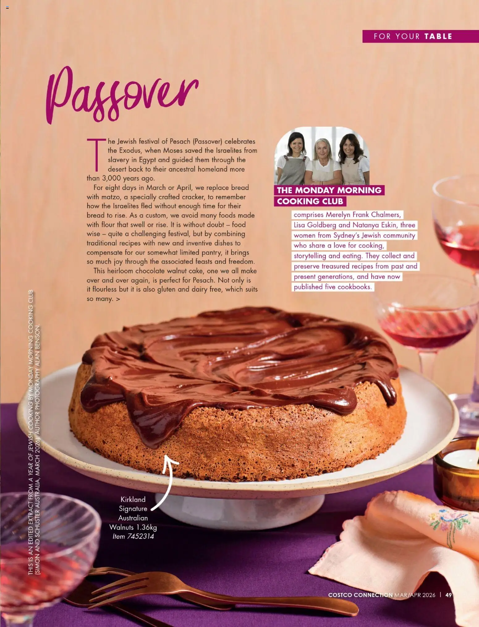 Costco catalogue - valid from 01.03.2026 | Page: 49 | Products: Table, Dairy, Flour, Chocolate