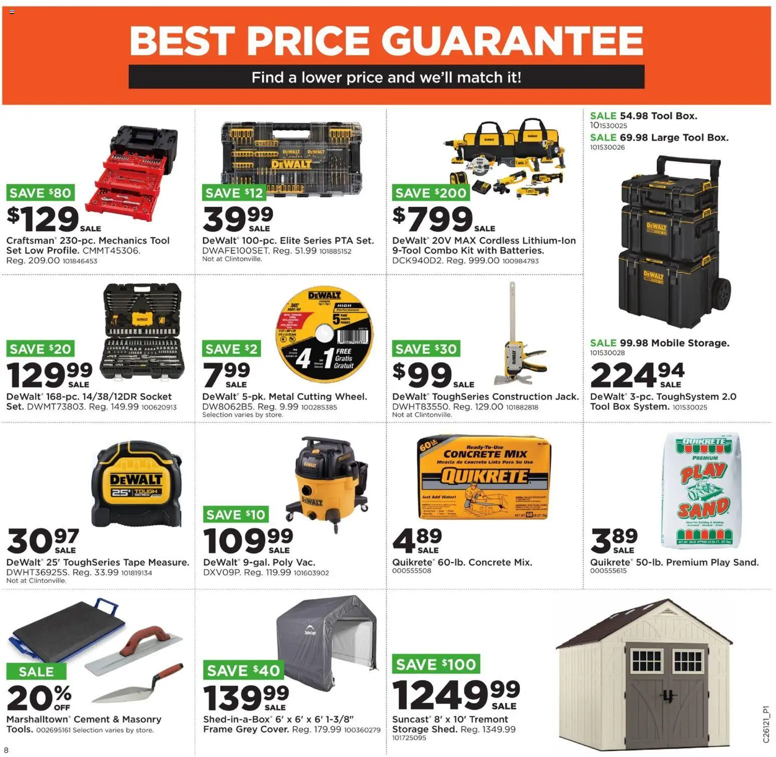 Mills Fleet Farm Weekly Ad - valid from 16.03.2026 | Page: 13 | Products: Socket, Box, Water