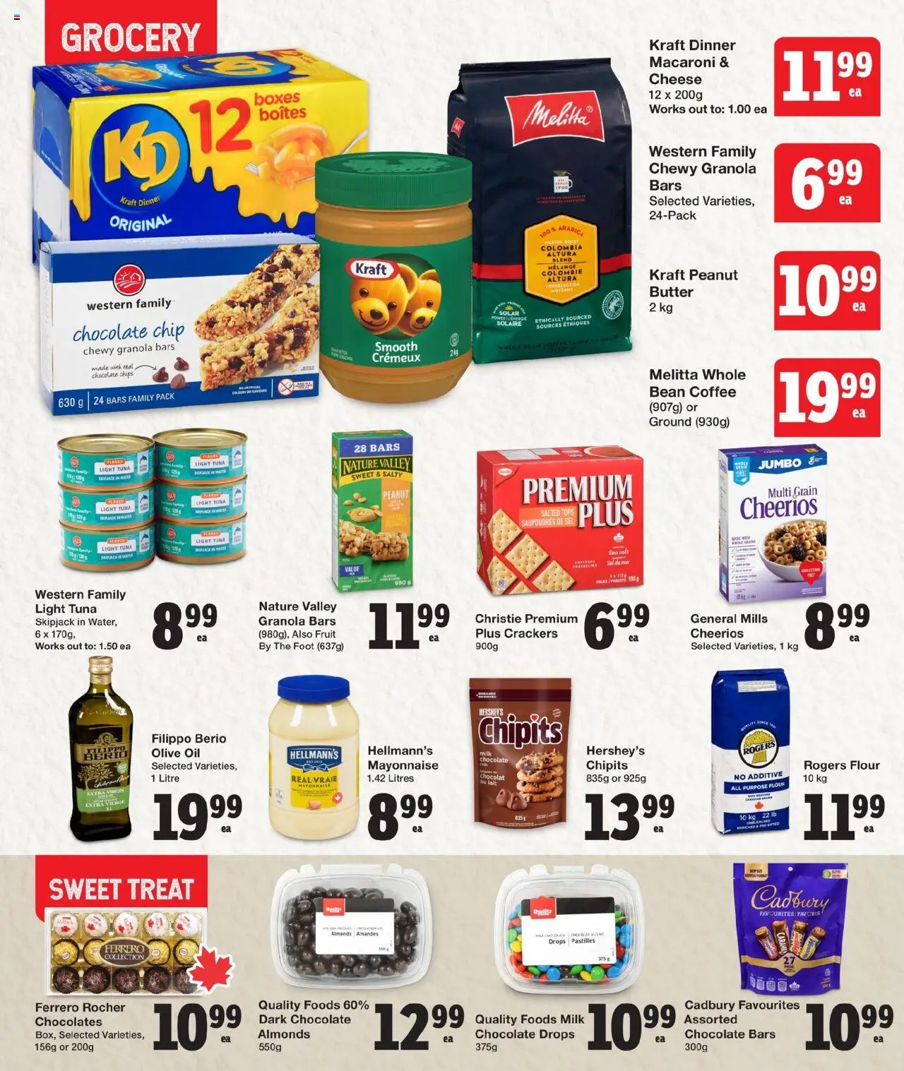 Quality Foods flyer valid from 18.09.2025 | Page: 9 | Products: Chips, Milk, Cheese, Chocolate
