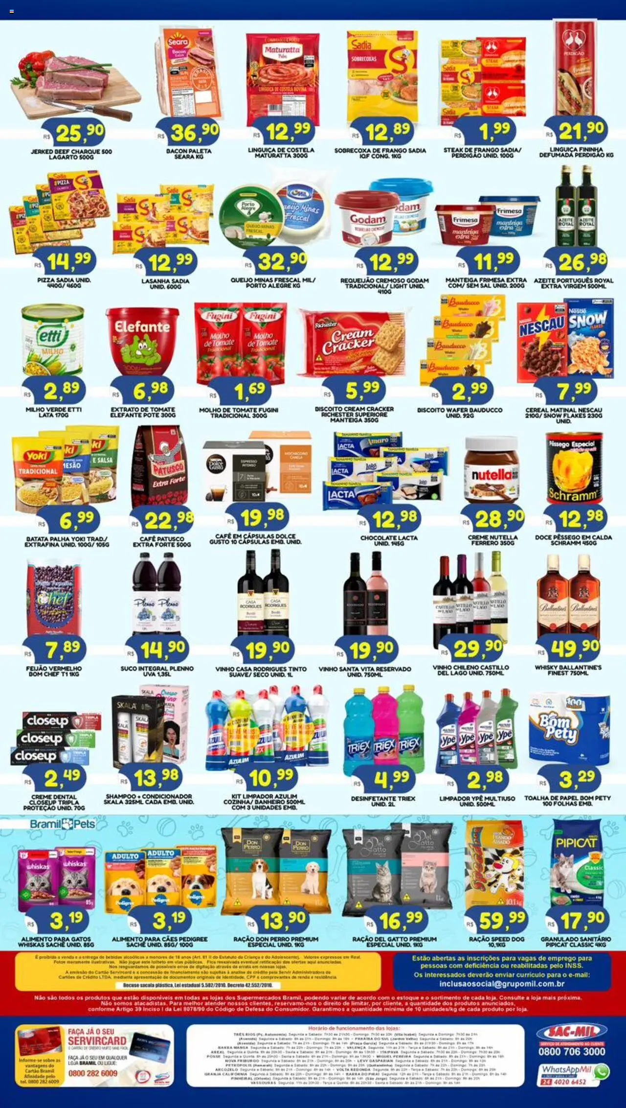 Bramil Supermercados Folheto - válido de 08.09.2025 | Página: 2 | Produtos: Azulim, Biscoito, Frango, Canela