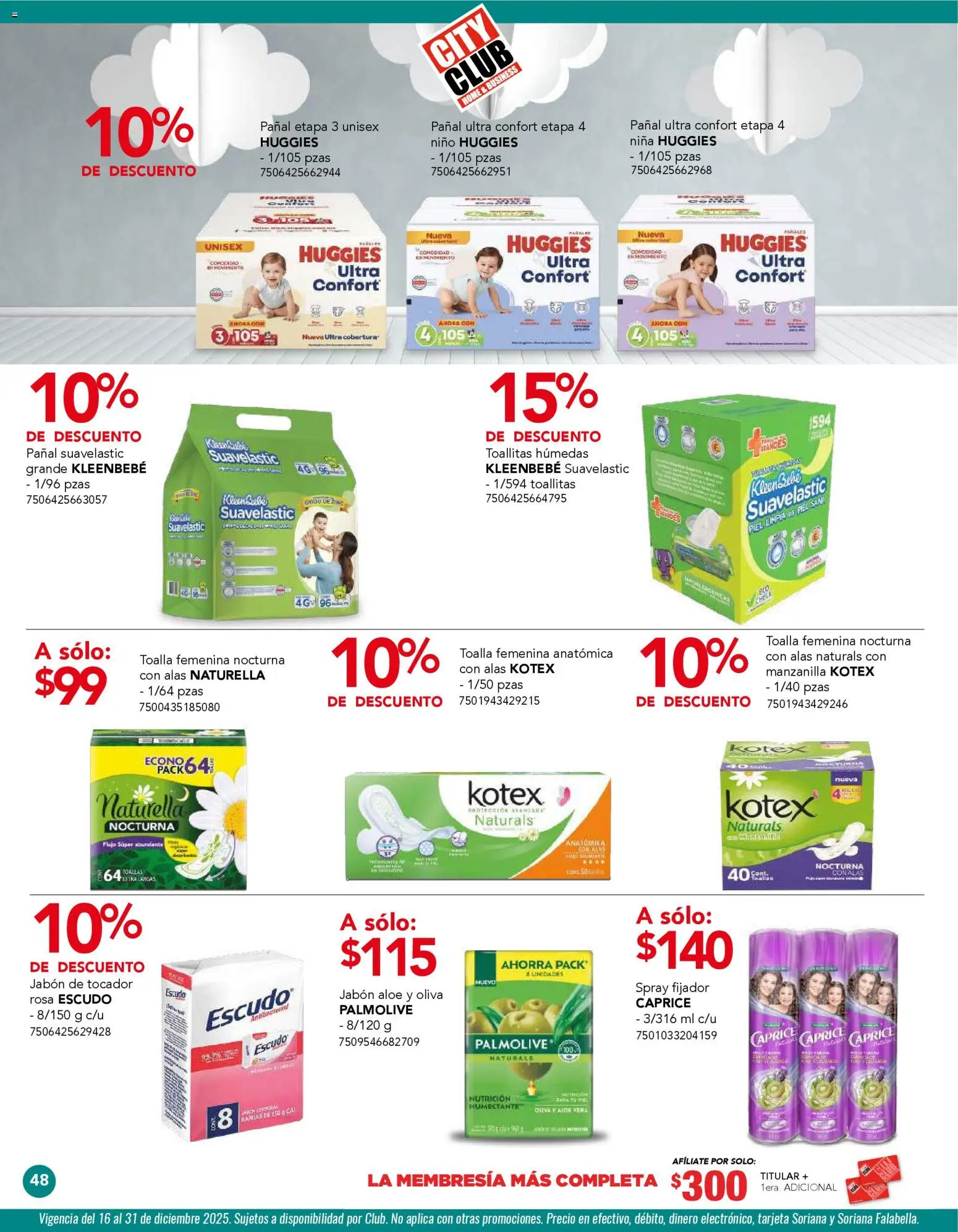 Nuevas ofertas de City Club válidas en toda la República Mexicana desde el 01.12.2025. ¡Encuentra las mejores ofertas en City Club catálogo! | Página: 48