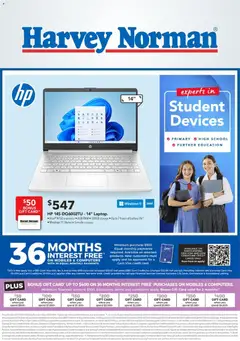Harvey Norman  BYOD and Gaming laptop Deals preview  - valid from 18.02.2026