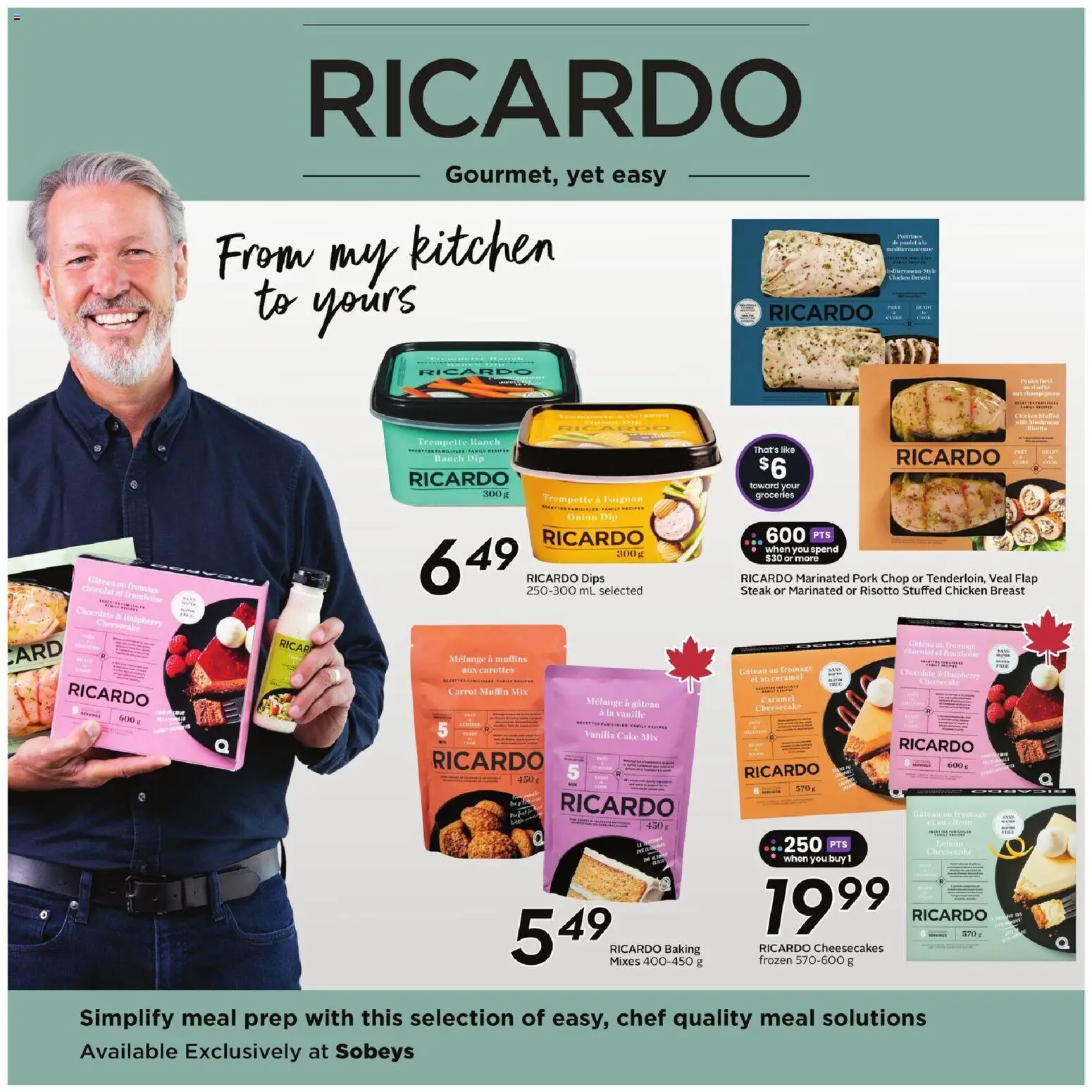 Sobeys flyer valid from 01.01.2026 | Page: 16 | Products: Carrot, Chicken breasts, Chocolate, Chicken