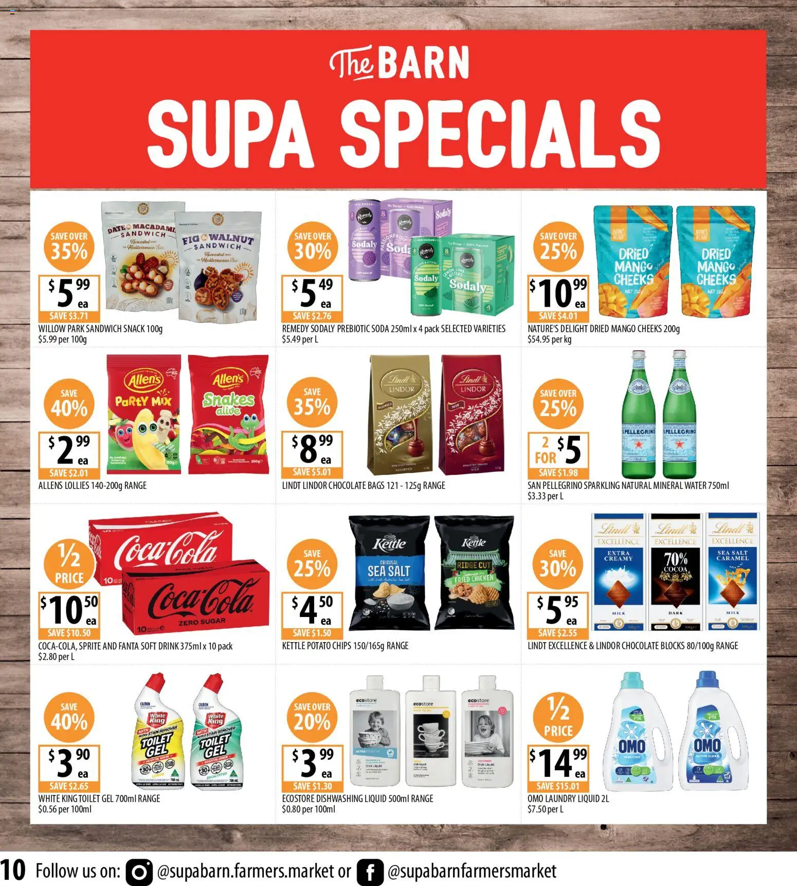 Supabarn catalogue - valid from 25.03.2026 | Page: 10 | Products: Lollies, Water, Lime, Date