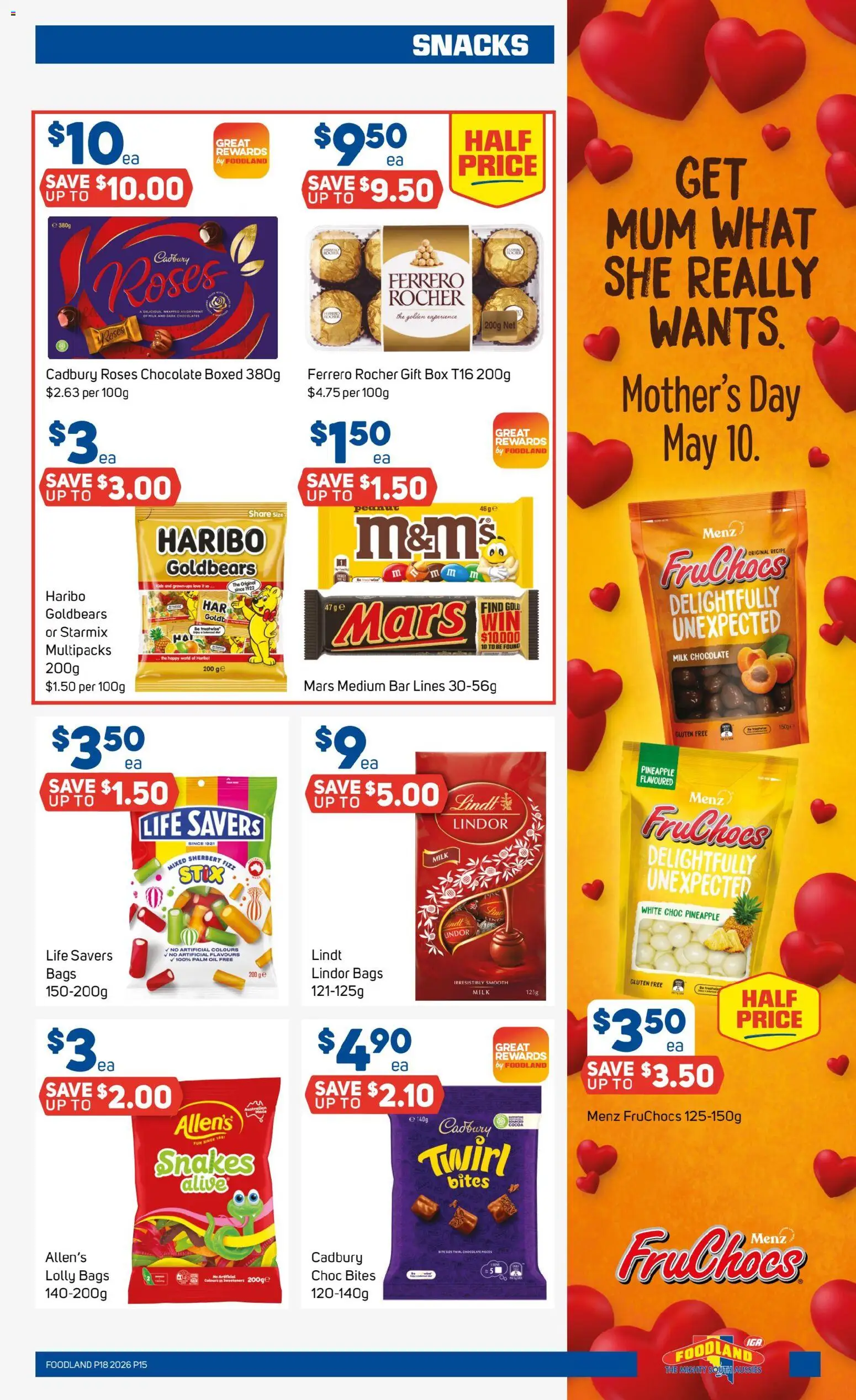 Foodland catalogue - valid from 29.04.2026 | Page: 15 | Products: Box, Milk, Chocolate, UPS