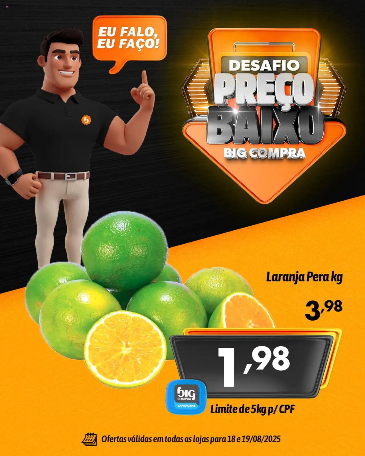 Big Compra Folheto - válido de 18.08.2025 | Página: 2 | Produtos: Pera, Baixo