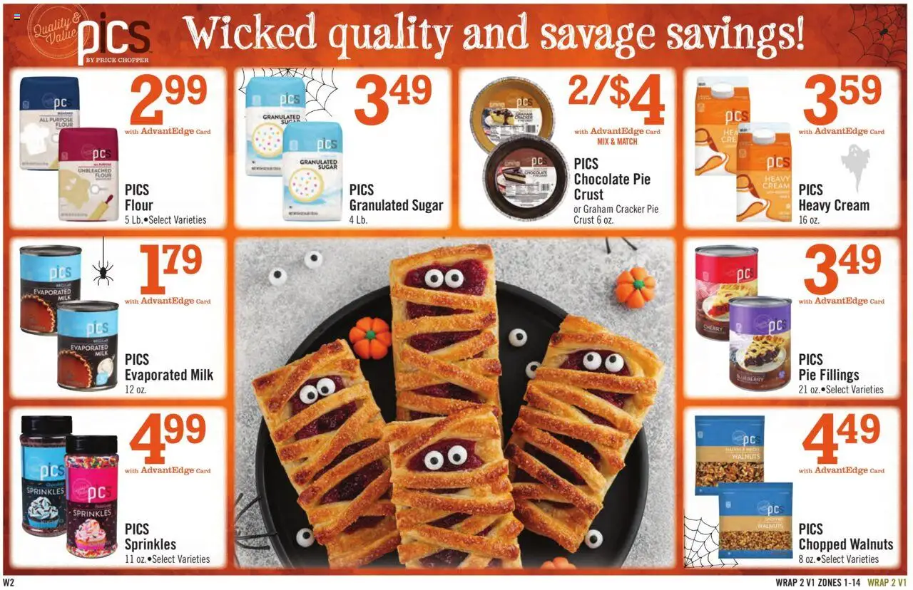Price Chopper Weekly Ad - valid from 12.10.2025 | Page: 14 | Products: Milk, Chocolate, Cream, Sugar