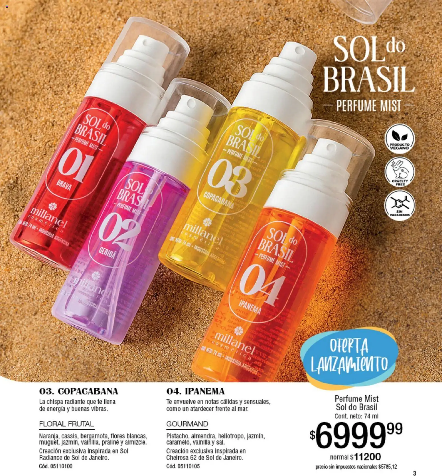 Millanel - Catálogo │ válido desde el 05.01.2026 | Página: 3 | Productos: Perfume, Té, Radiante