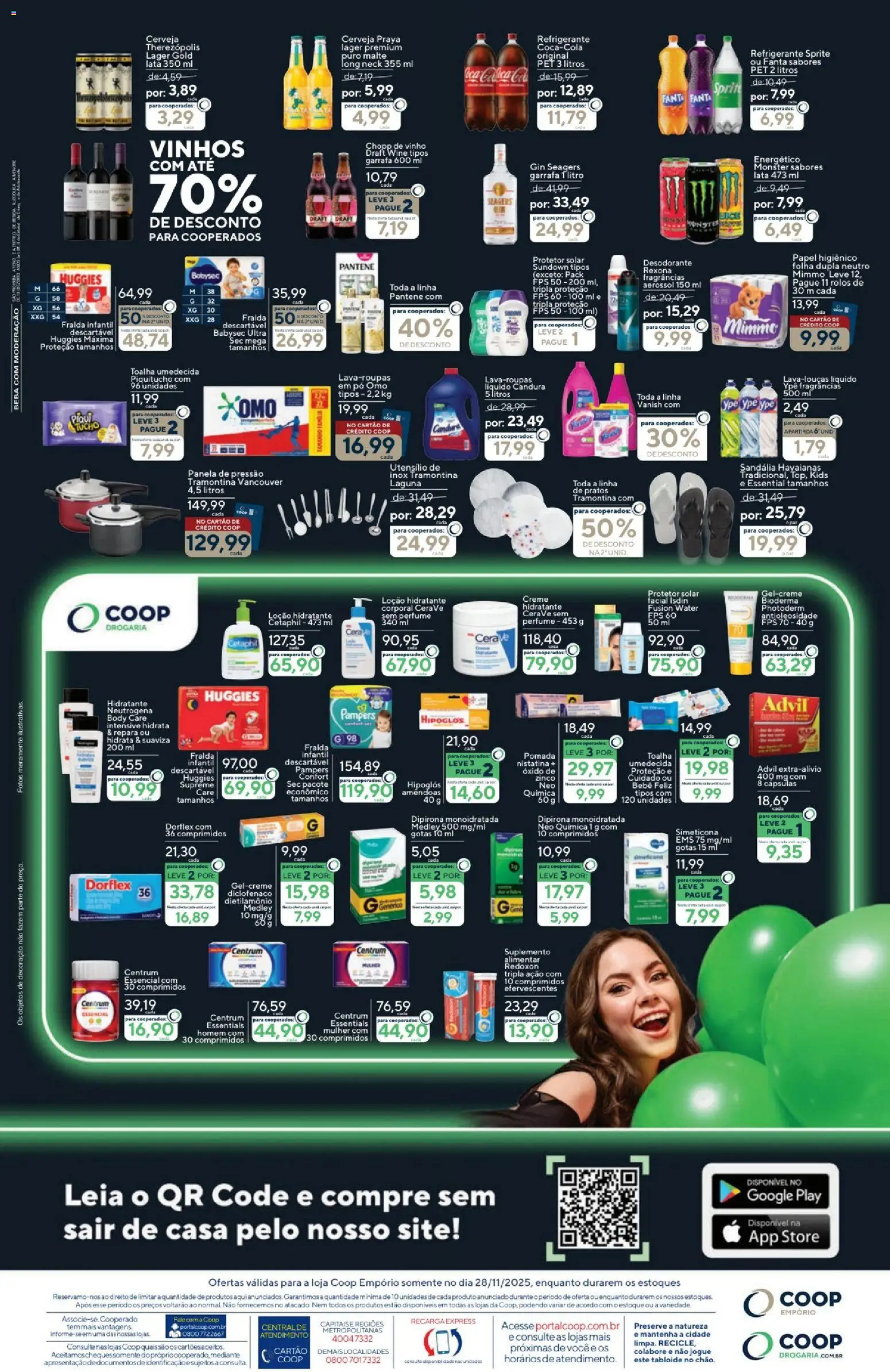 Coop Folheto - válido de 28.11.2025 | Página: 2 | Produtos: Pó, Desodorante, Cerveja, Vanish